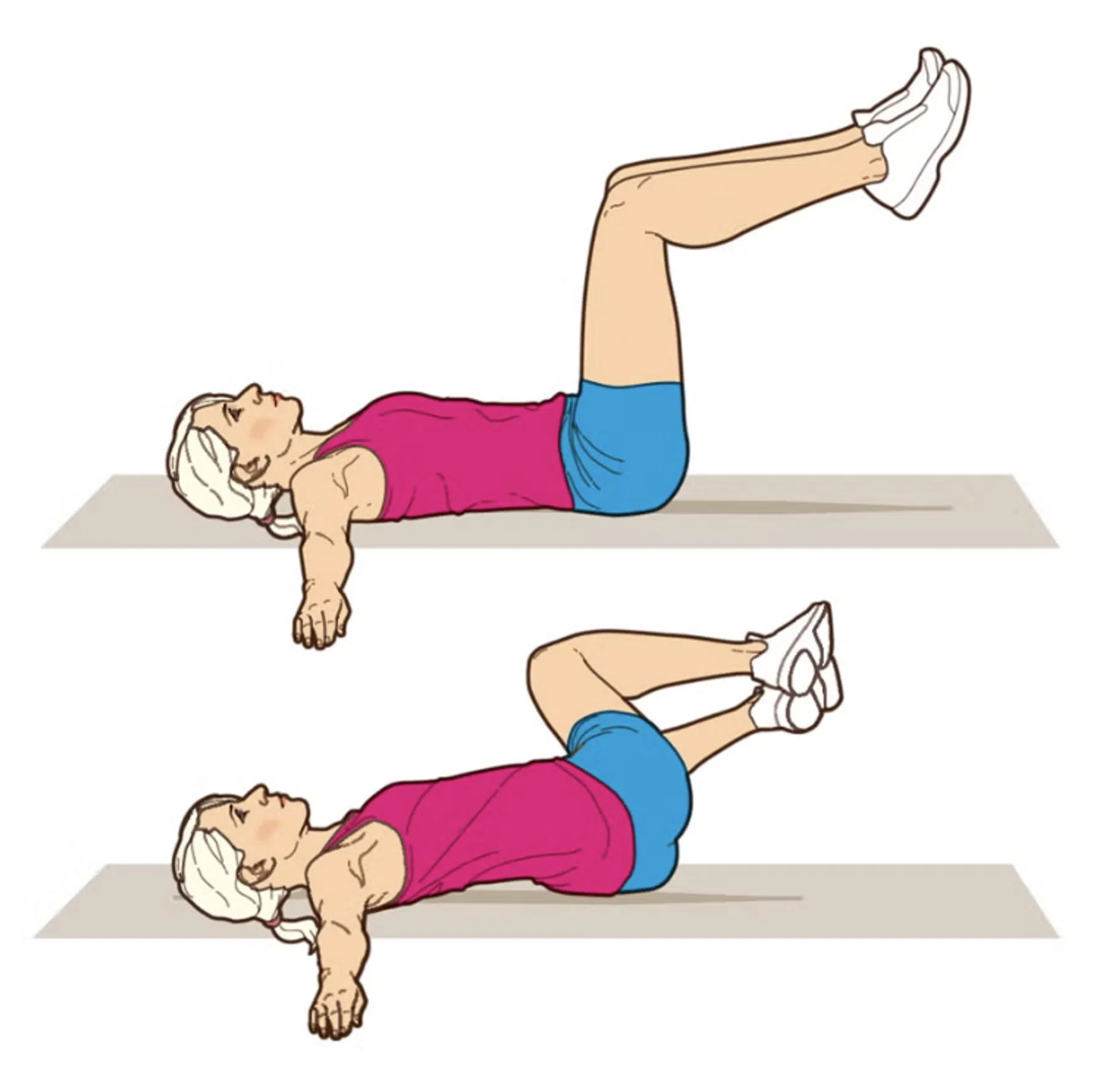 vrouw doet metronome