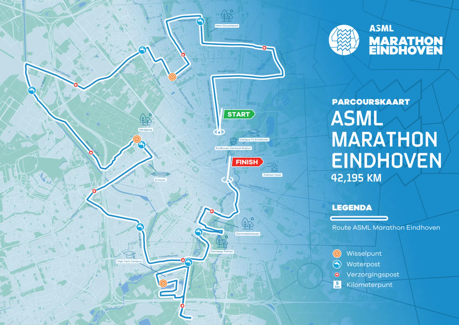 In de laatste kilometers heb je wind tegen, maar dat mag eigenlijk geen naam hebben