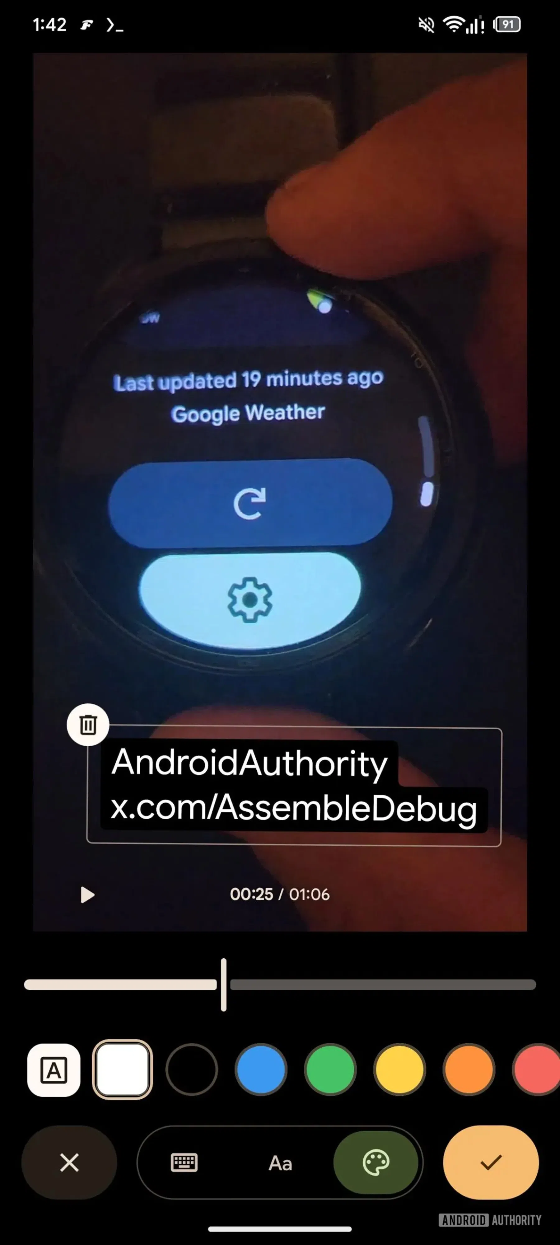 Screenshot van de nieuwe functie in Google Foto's