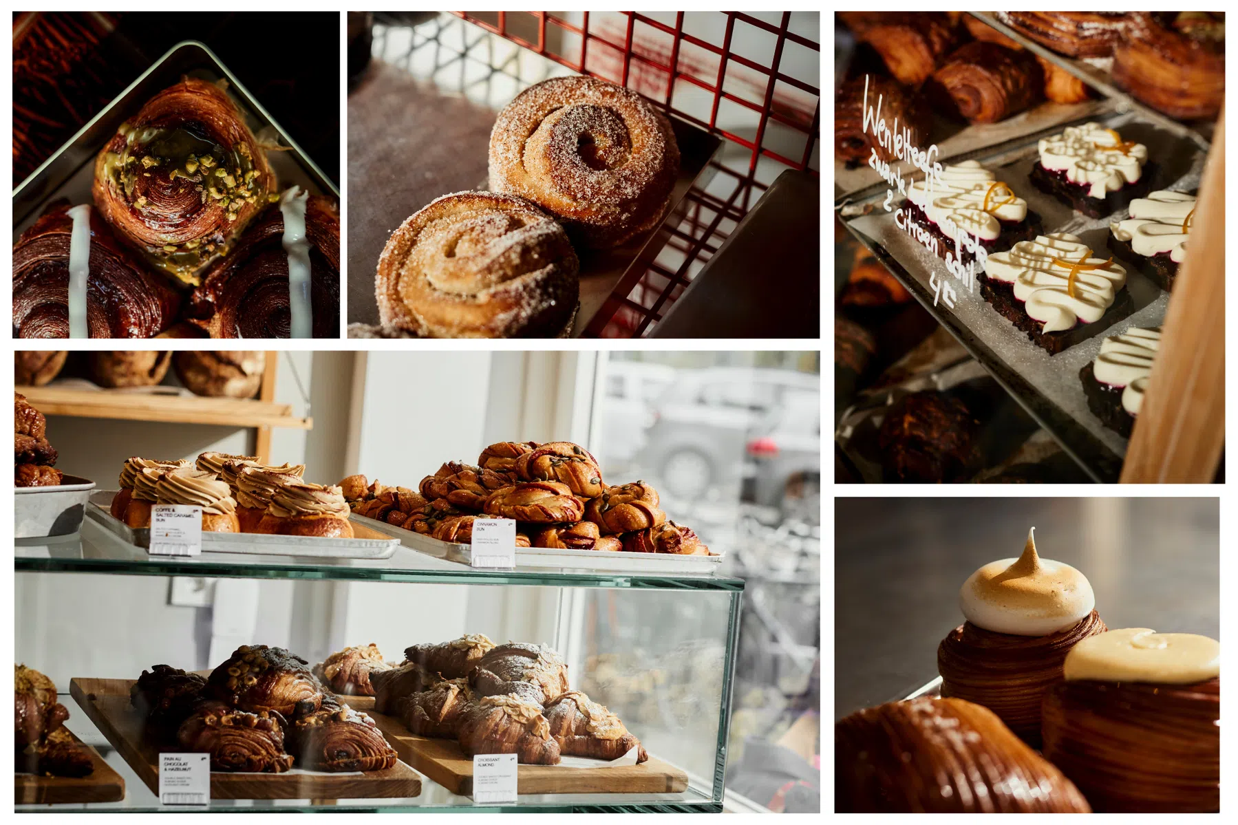 Dit zijn enkele lekkernijen van de bakkers die aan de BAKERY RUN in Amsterdam meedoen.