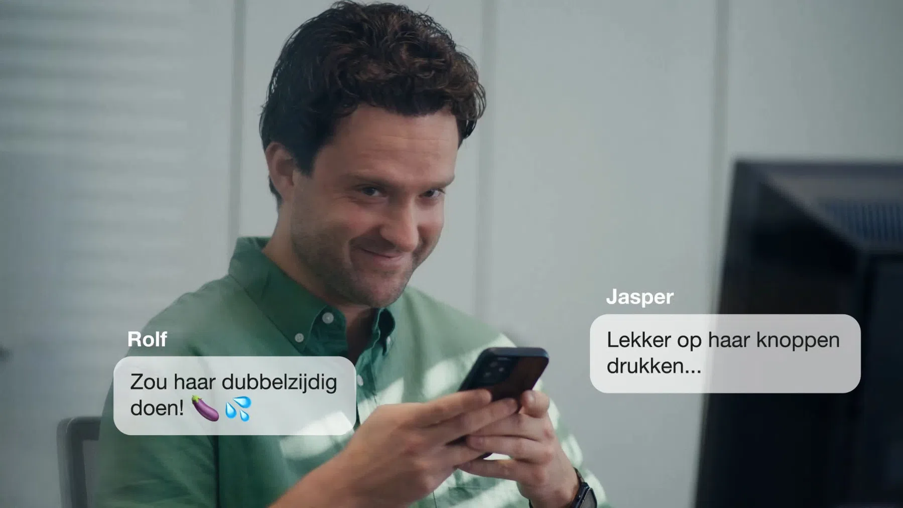 Still uit de campagnevideo 'Man, zeg er wat van!'