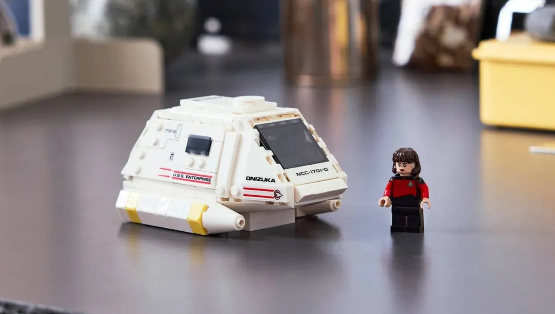 De kleinere shuttlepod-set