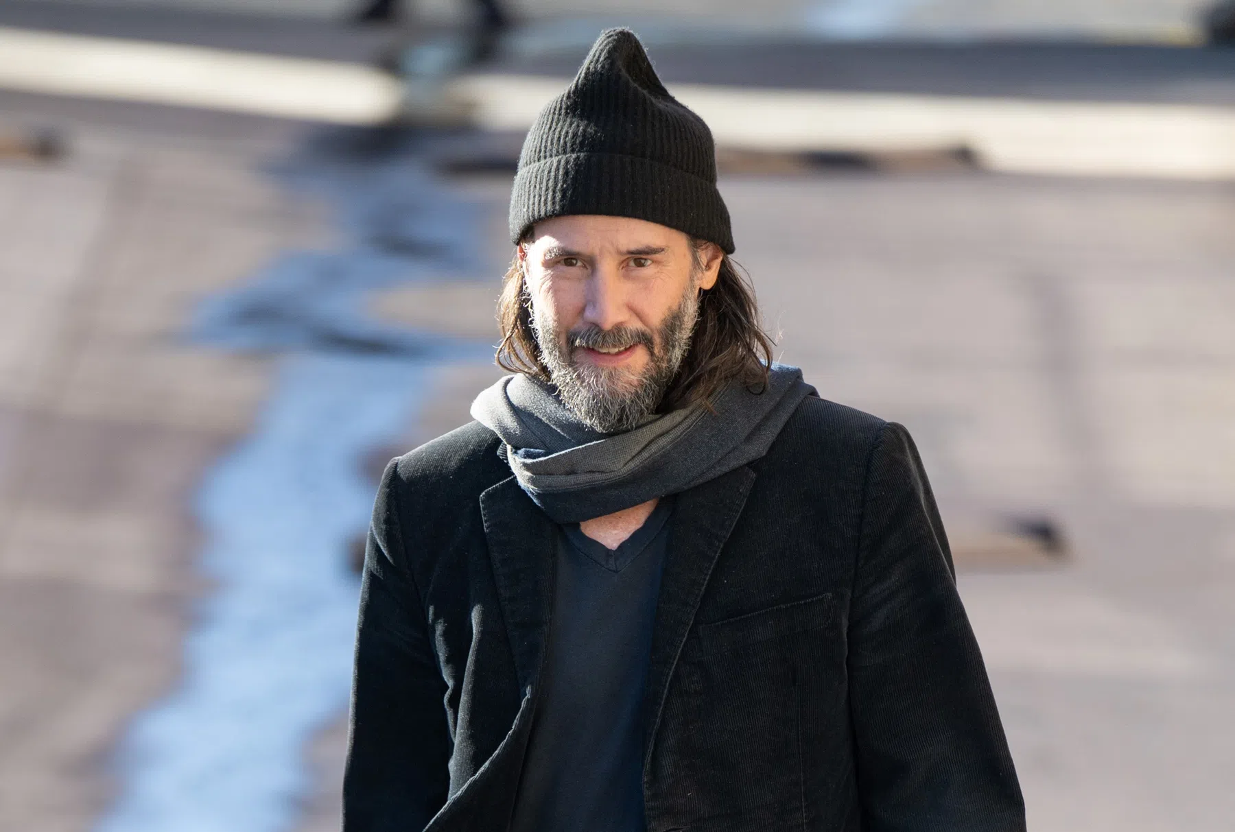 beanie lover Keanu Reeves
