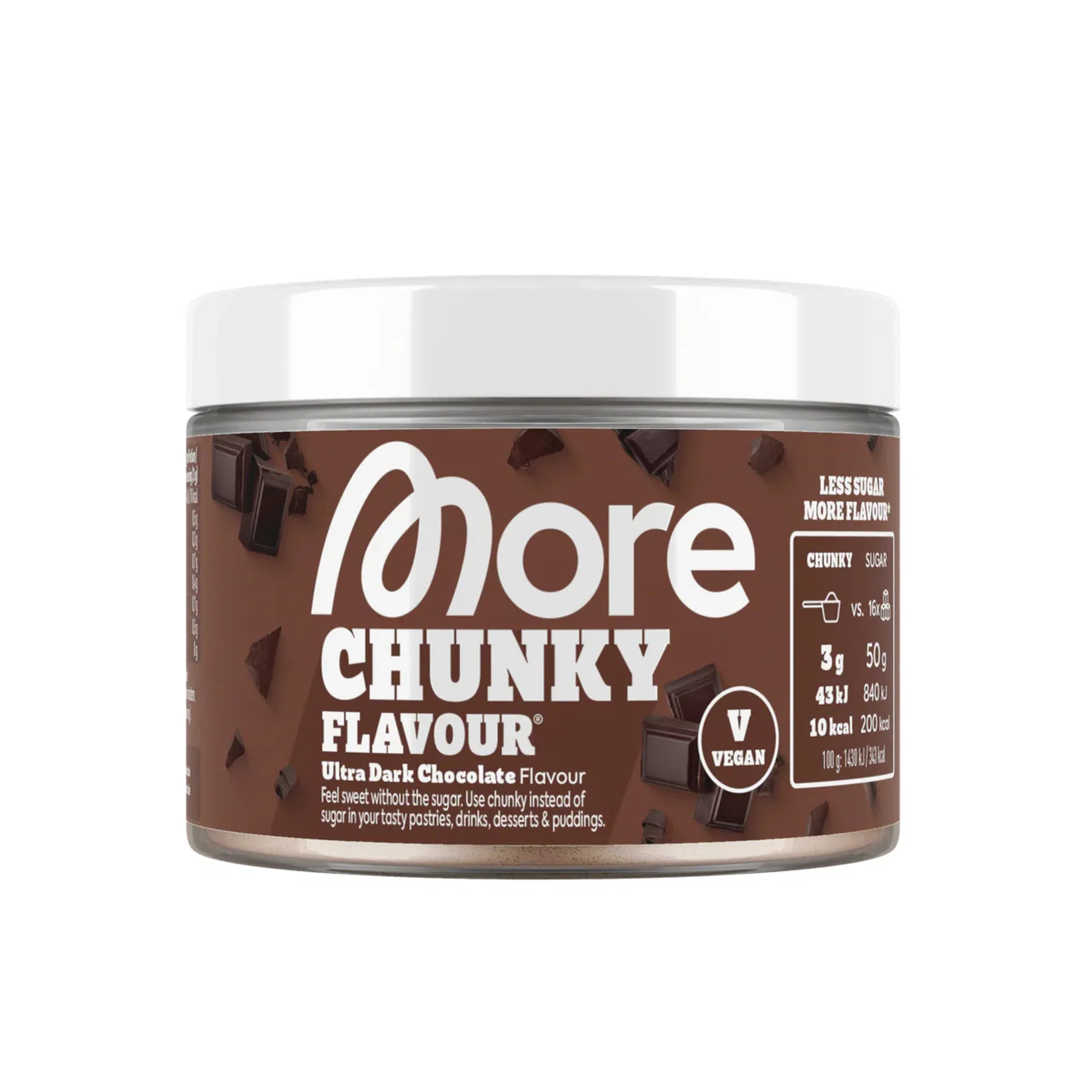 De chunky flavour ultra dark chocolate