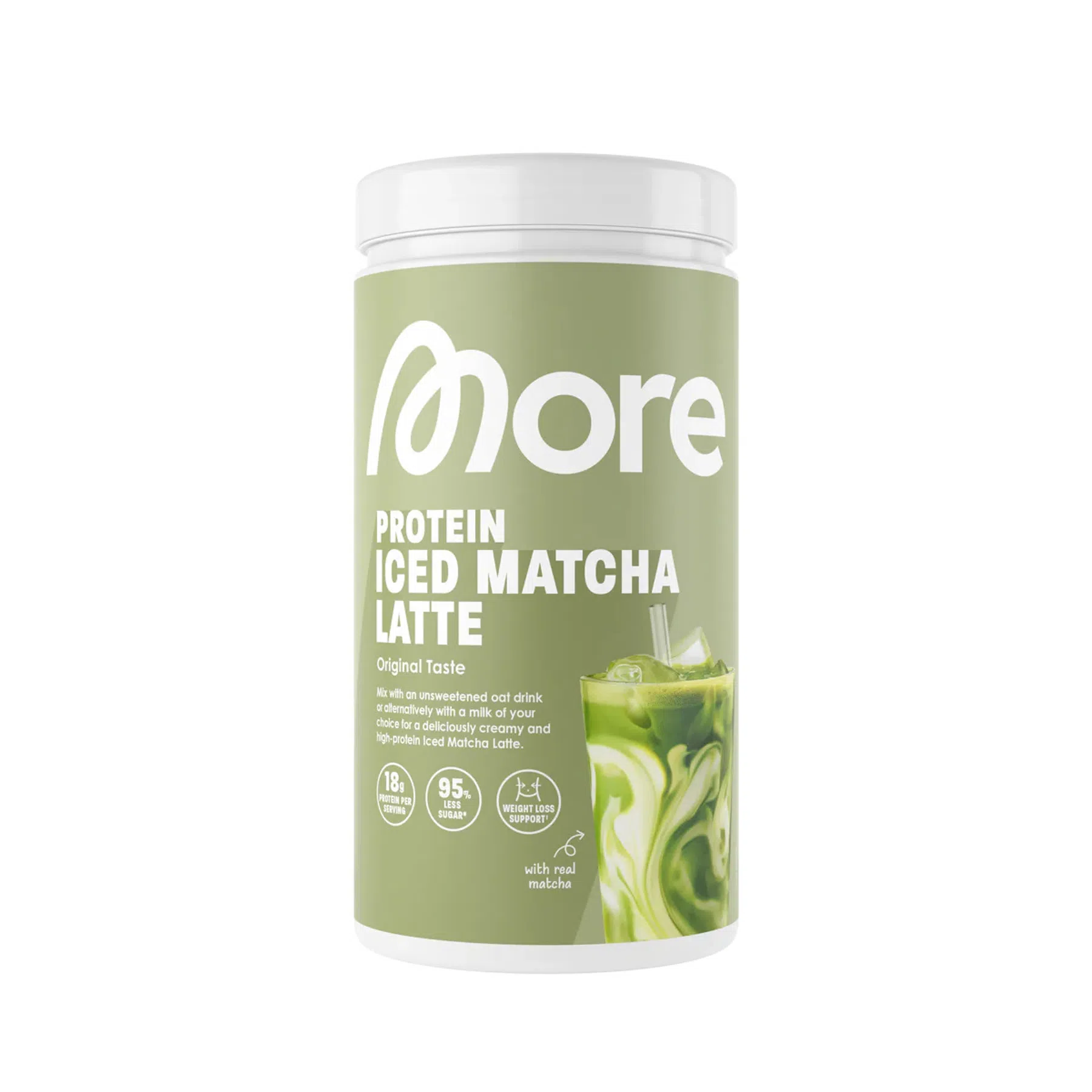 De Iced Protein Matcha Latte