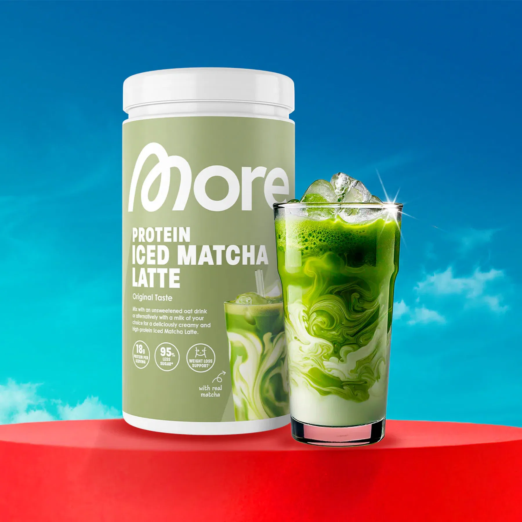 Winactie Iced Protein Matcha Latte
