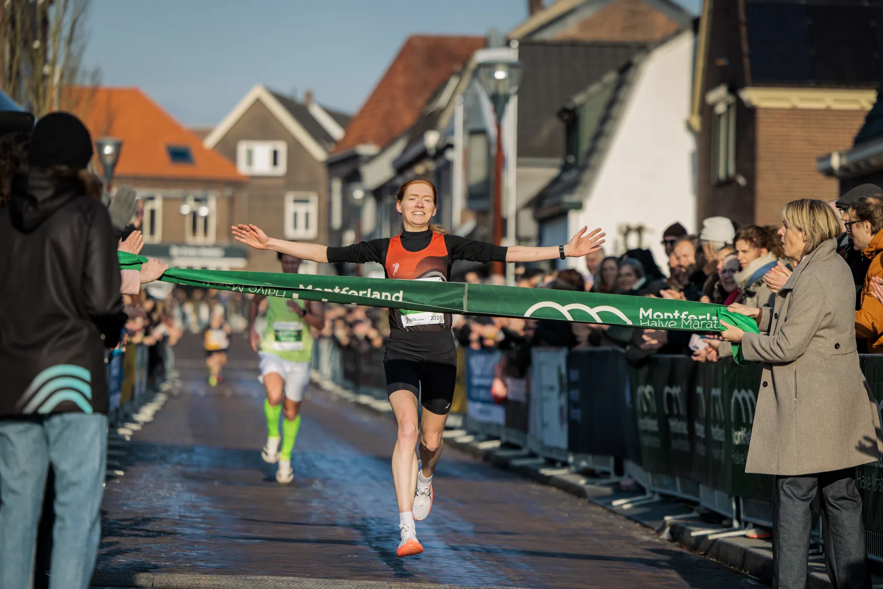 Hanna van Aalten eindigde als eerste Nederlandse bij haar eerste halve marathon