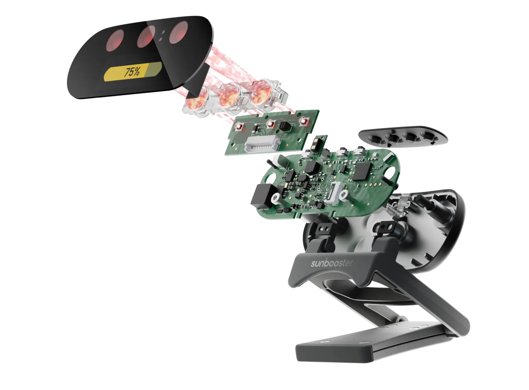 De SunBooster van binnen.