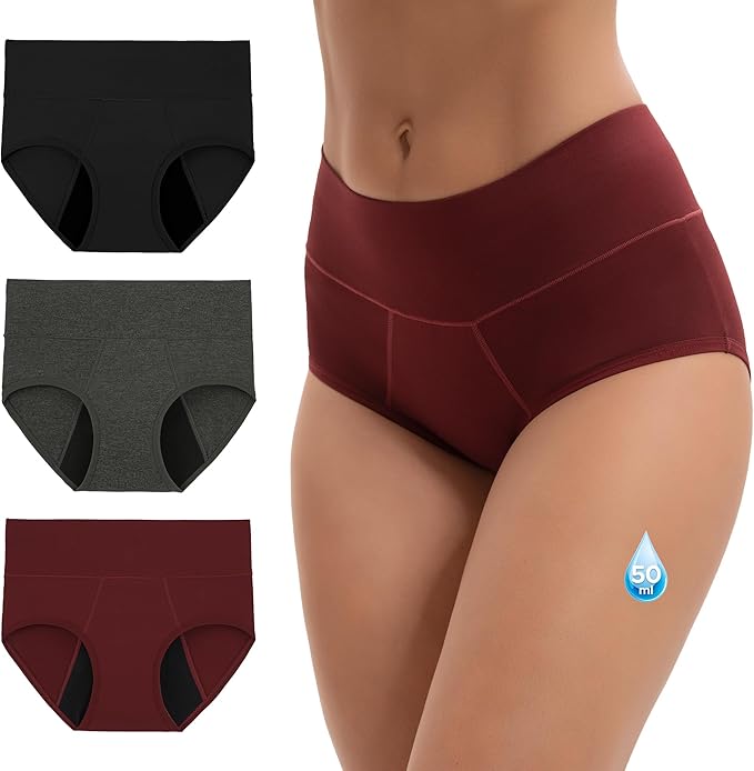 INNERSY menstruatie-ondergoed in 3 kleuren