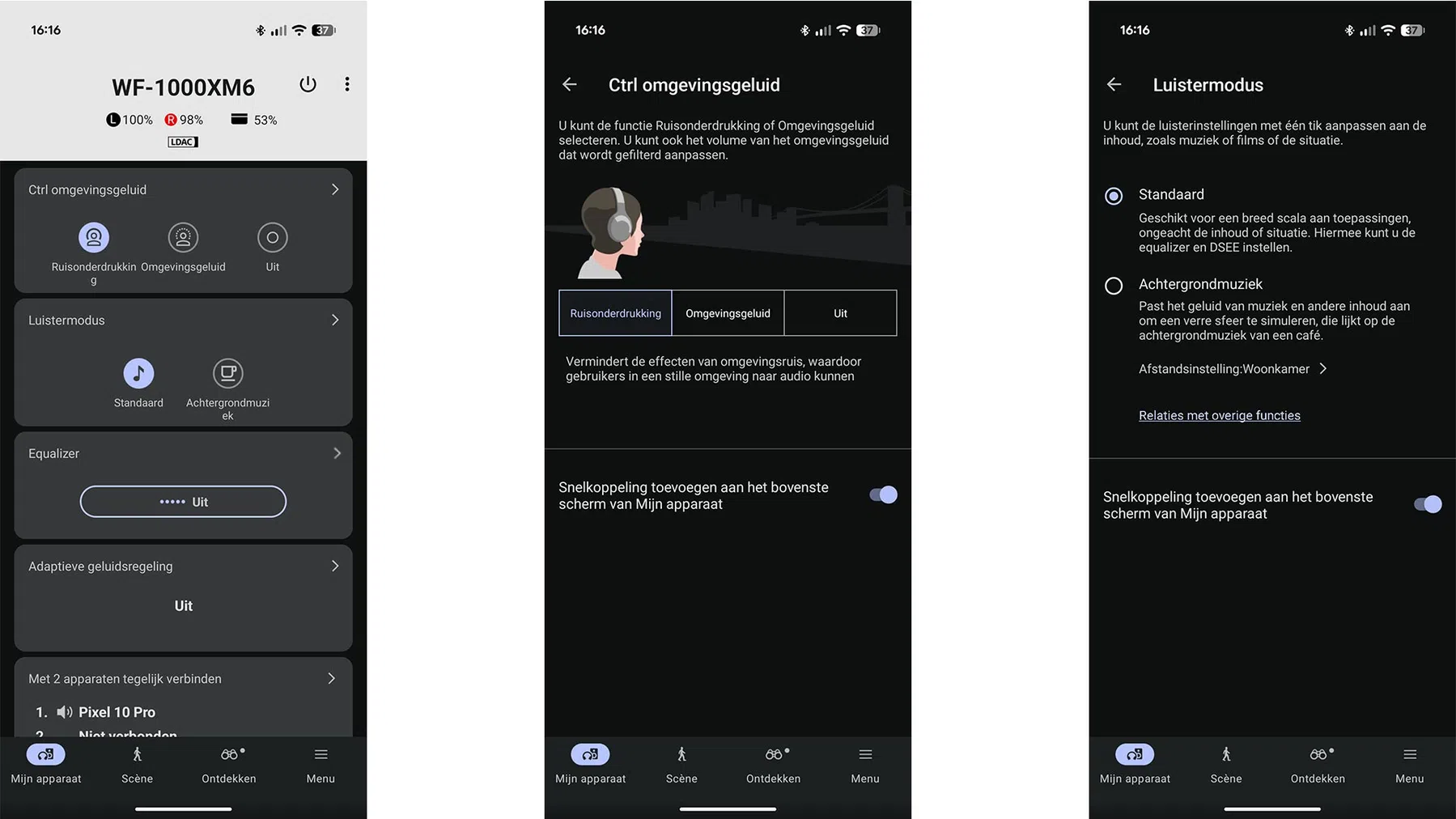 De Sound Connect-app.