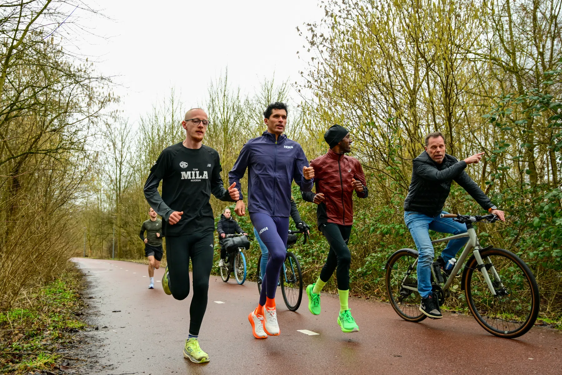 Onder andere Jonatan Venema, Noah Schutte en Filmon Tesfu waren bij de presentatie