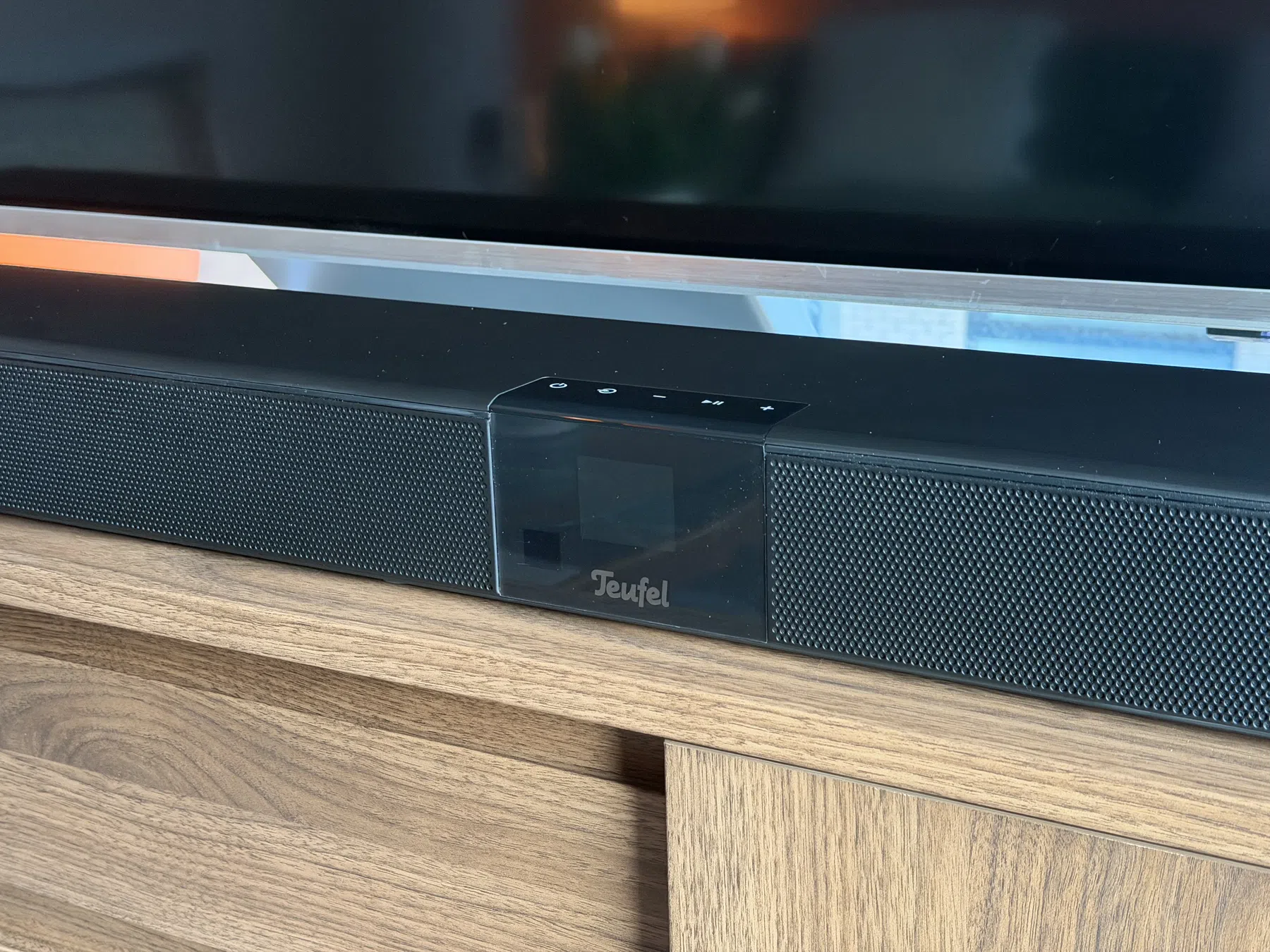 Scherm van de soundbar