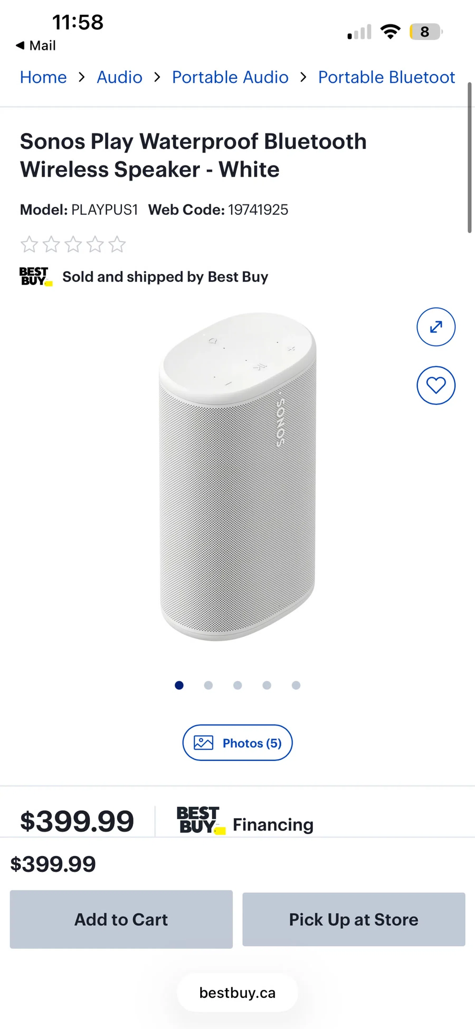 De Speaker in volle glorie