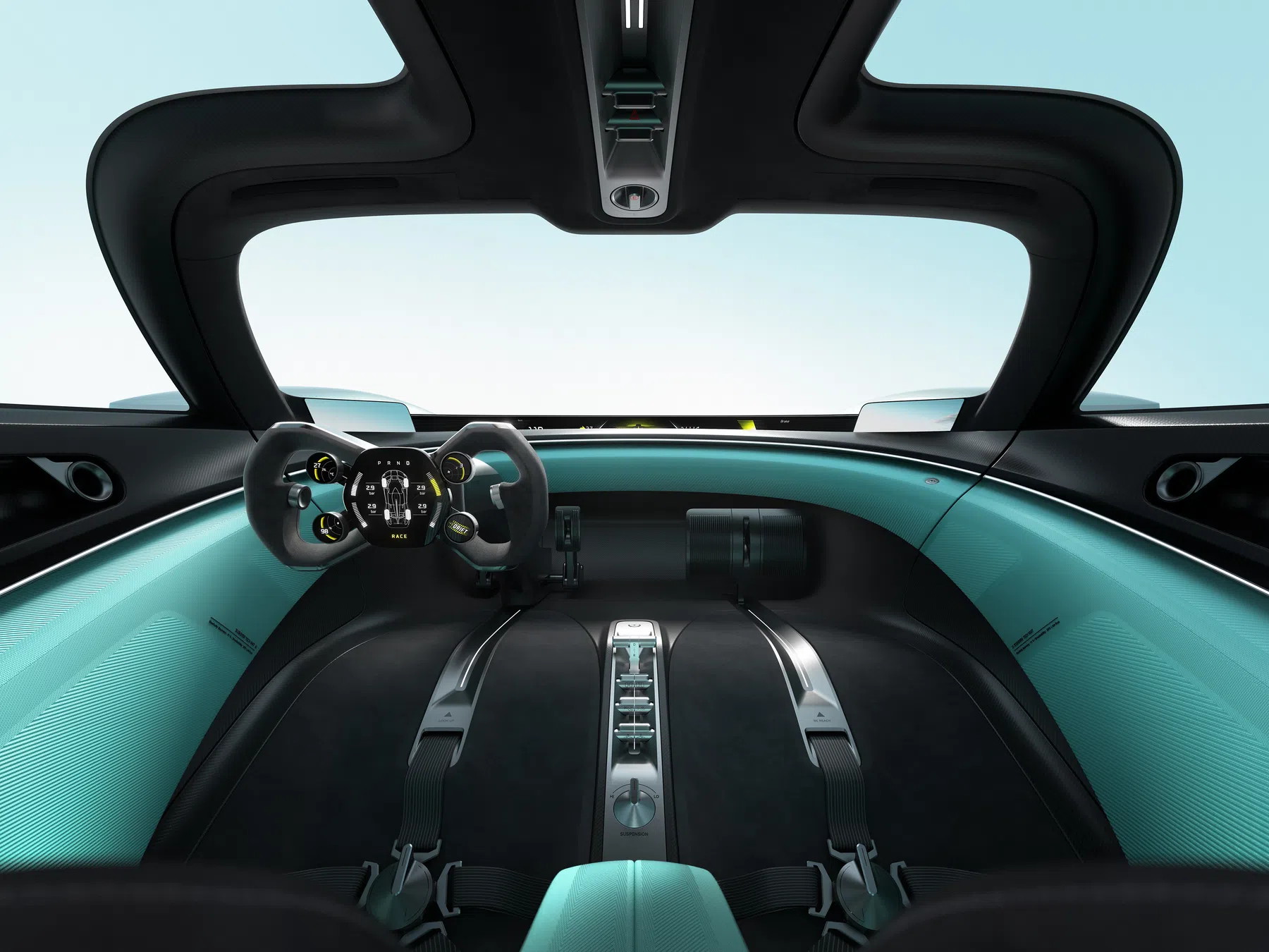 Het interieur van de Vision GT