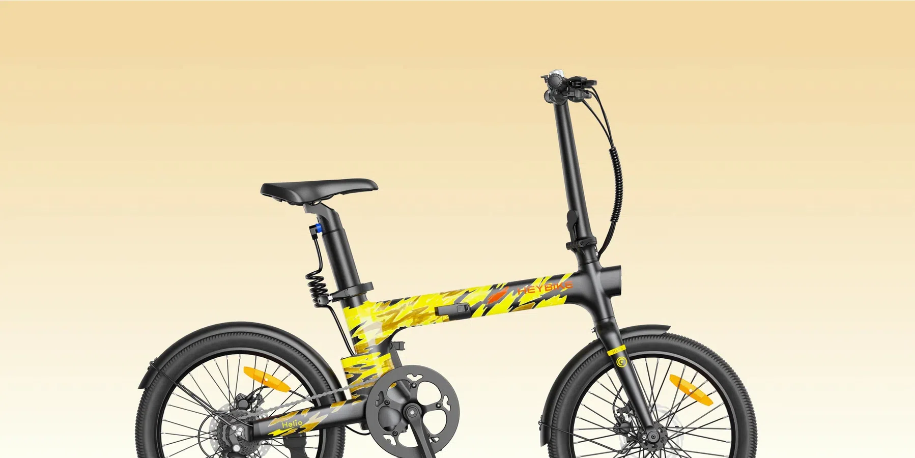 Een van de ontwerpen van de fiets van Heybike