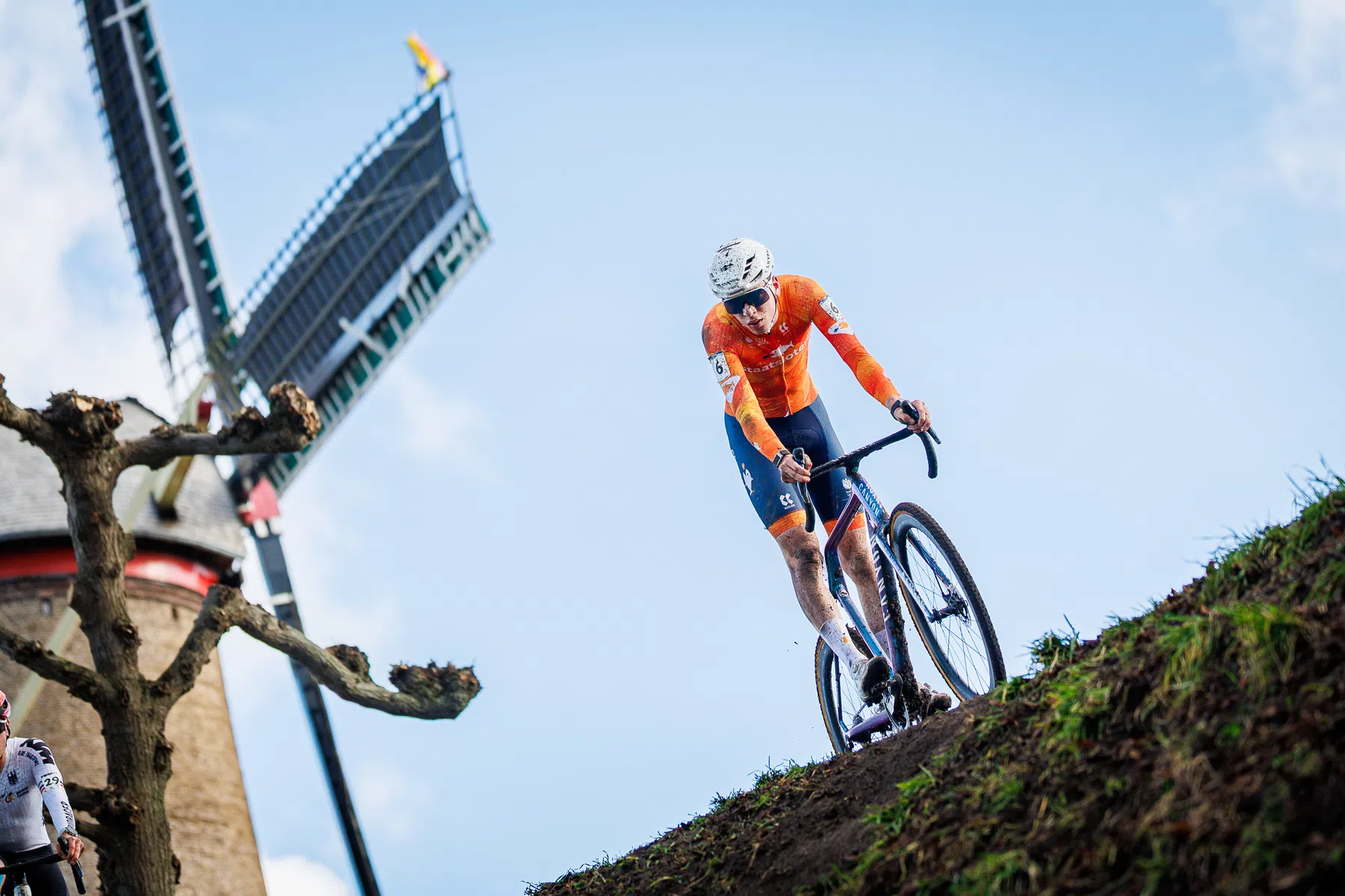 Remijn tijdens het WK veldrijden