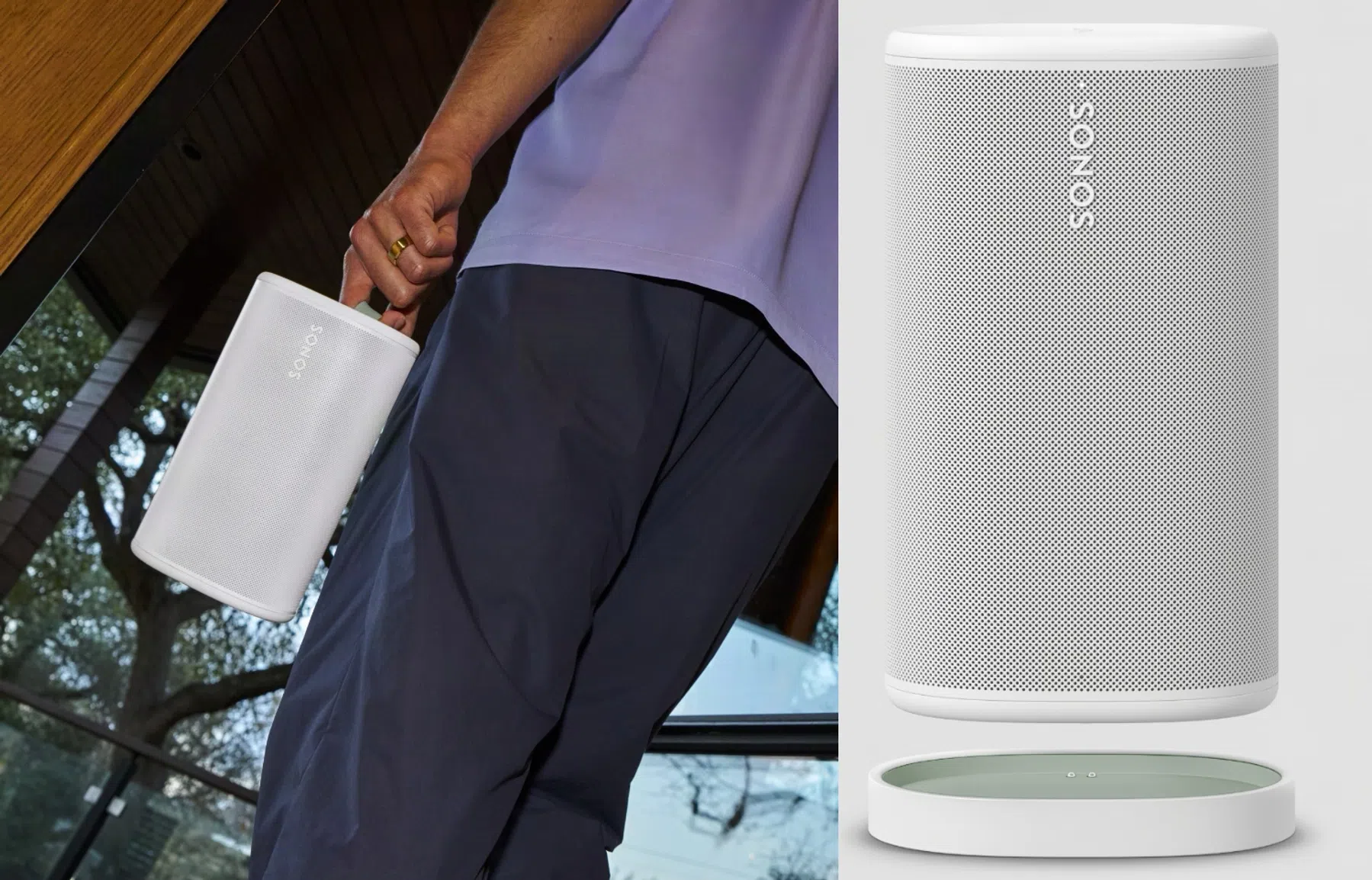 De nieuwe Sonos Play is dubbel handig.