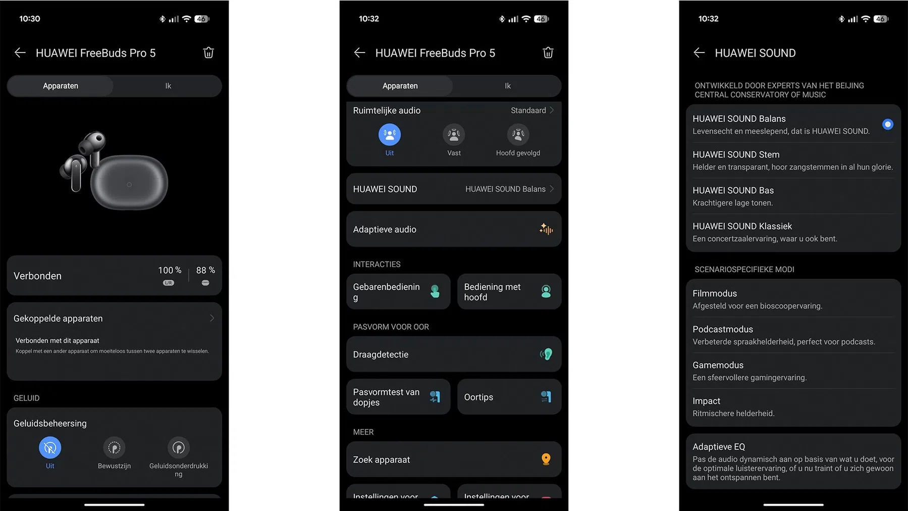 Overzichtelijke Huawei AI Life-app.