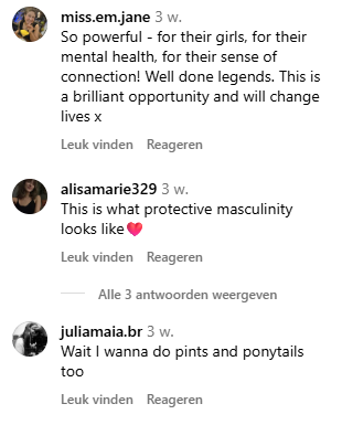 Enkele reacties op de video van Pints & Ponytails