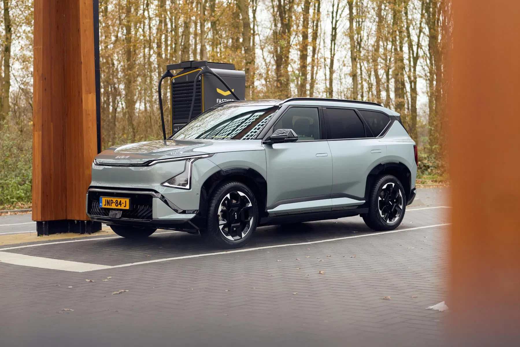 Kia EV5 opladen fastned