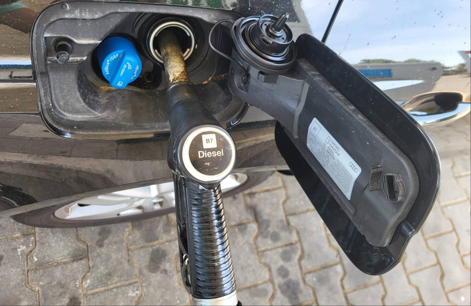 Diesel tanken Audi A4