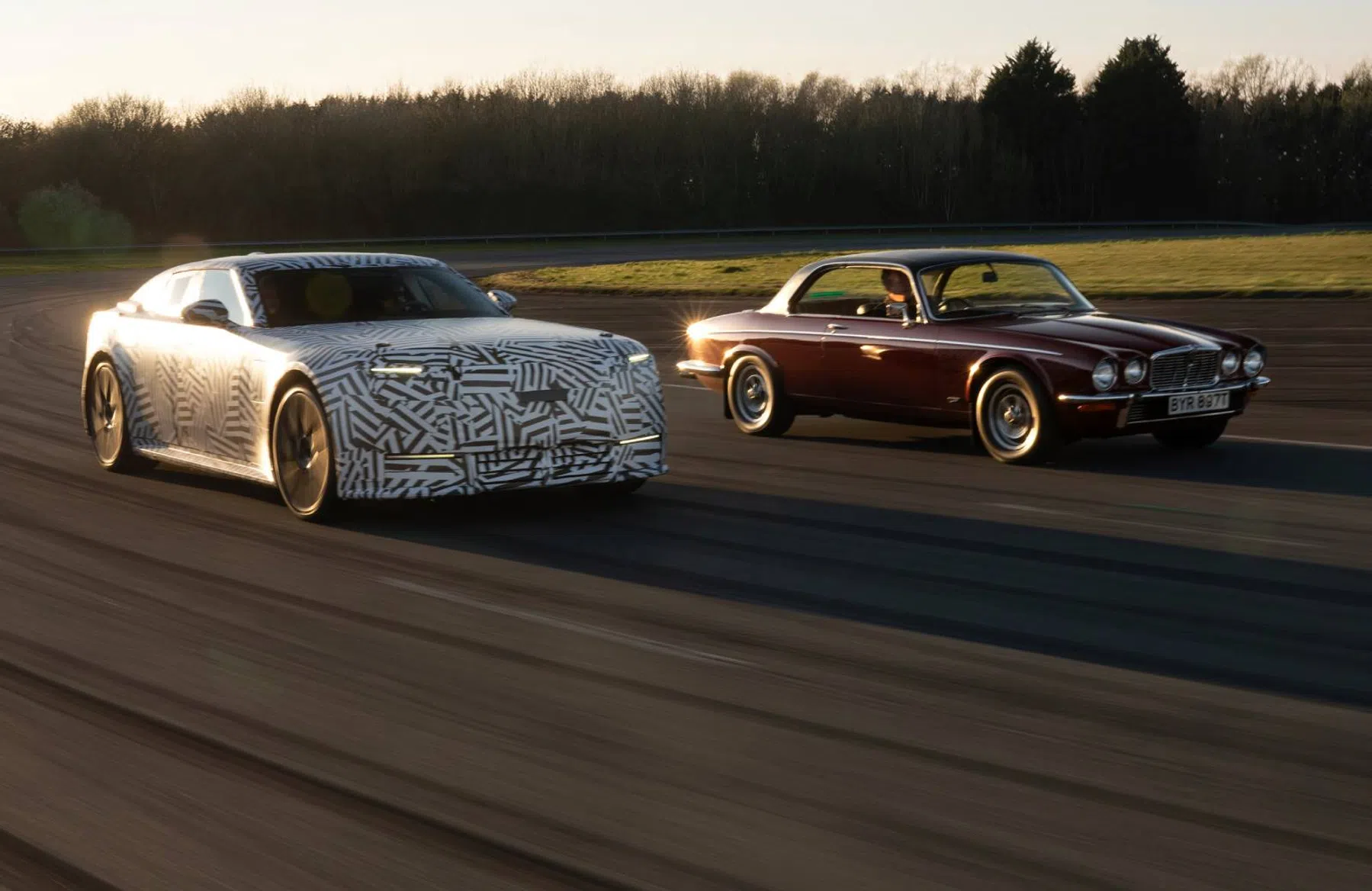 Jaguar EV GT met XJ Series I