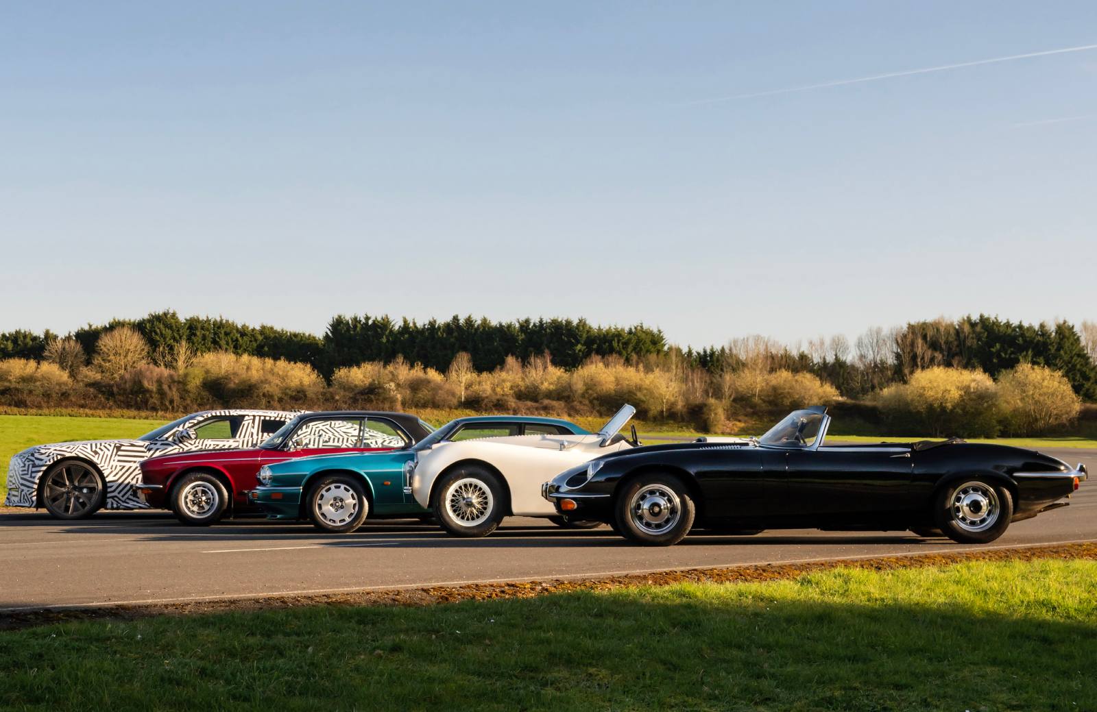 Jaguar EV GT met Jaguar iconen