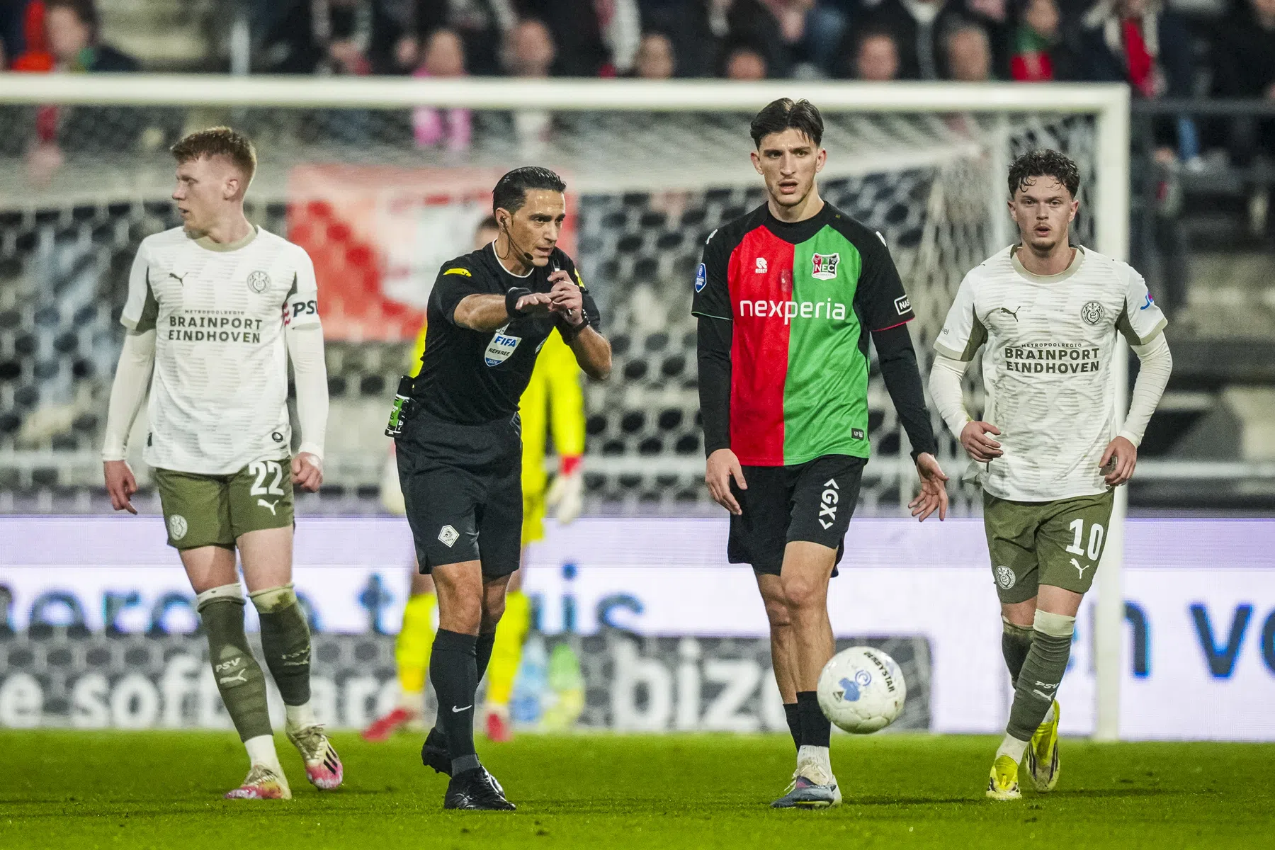 Ahmetcan Kaplan in action for NEC