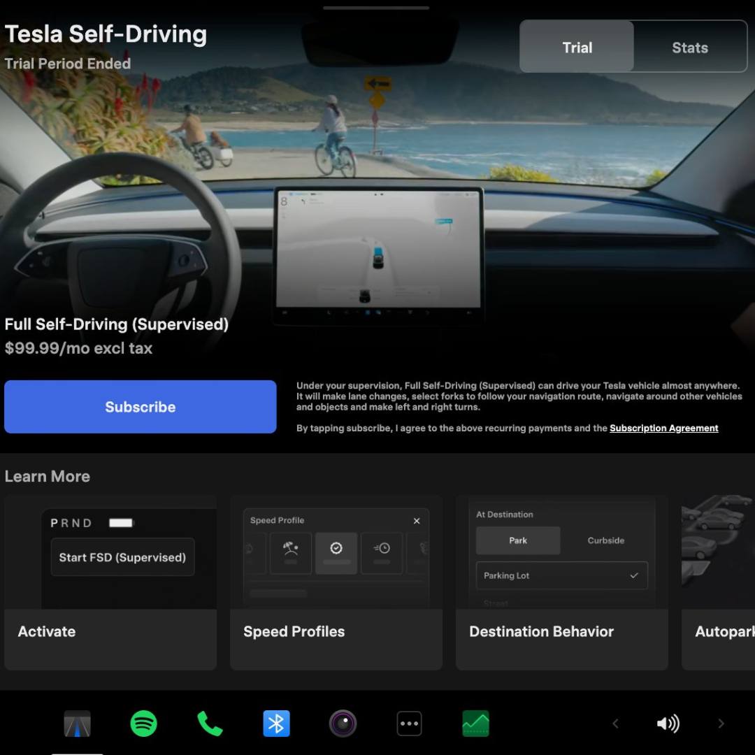 Tesla FSD overzicht