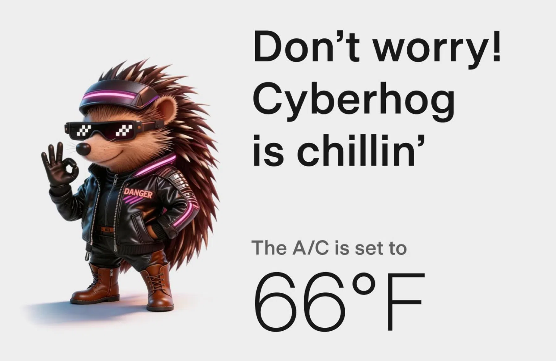 Cyberhog scherm pet mode tesla