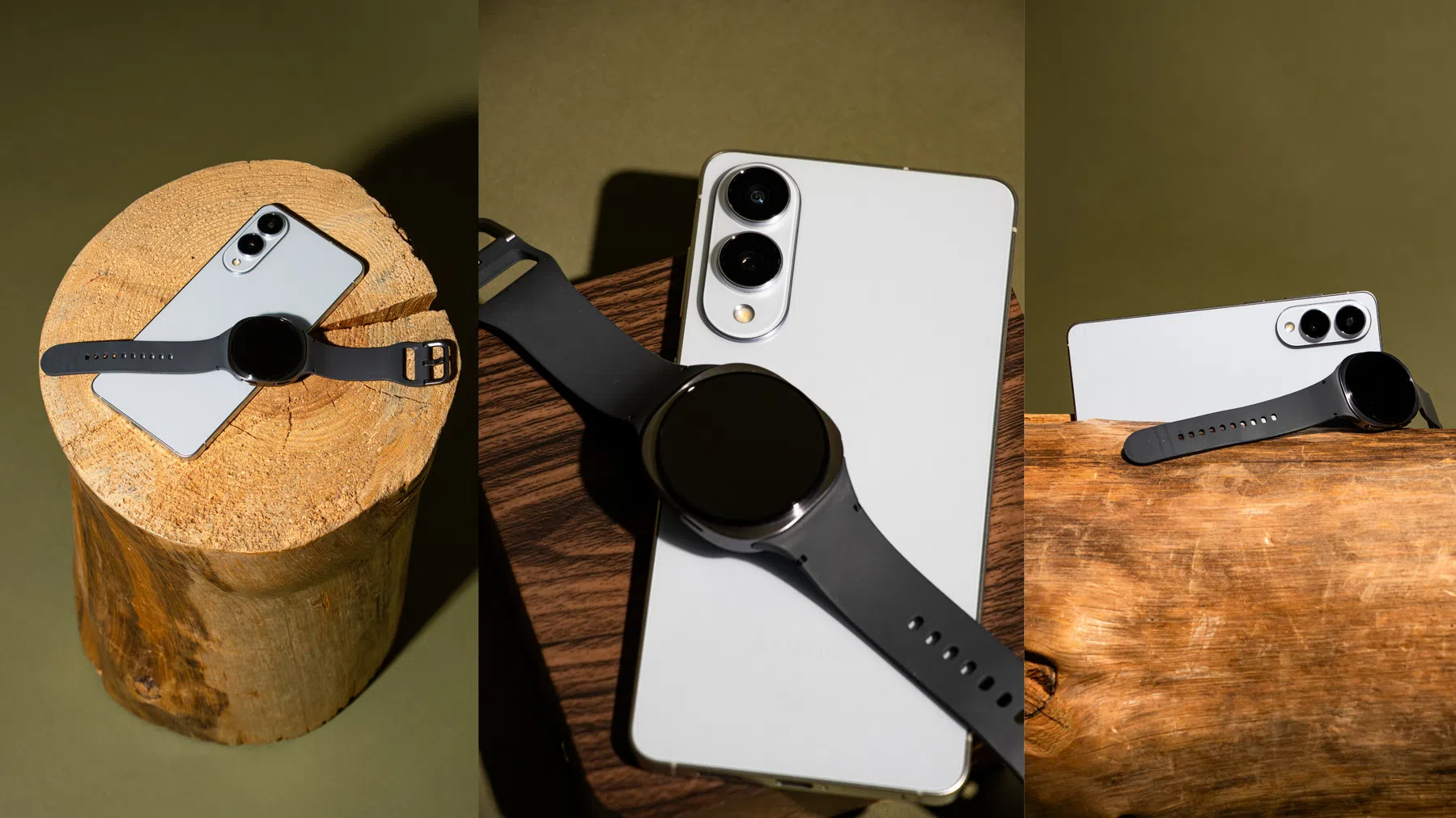 Samsung watch en telefoon