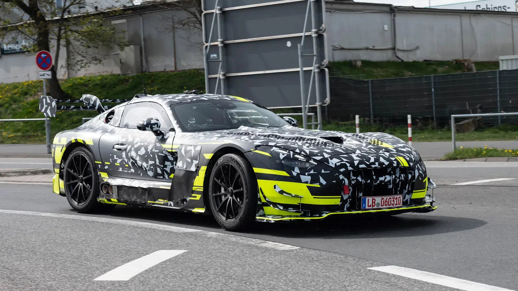 Mercedes AMG GT Black Series 2026 spyshots