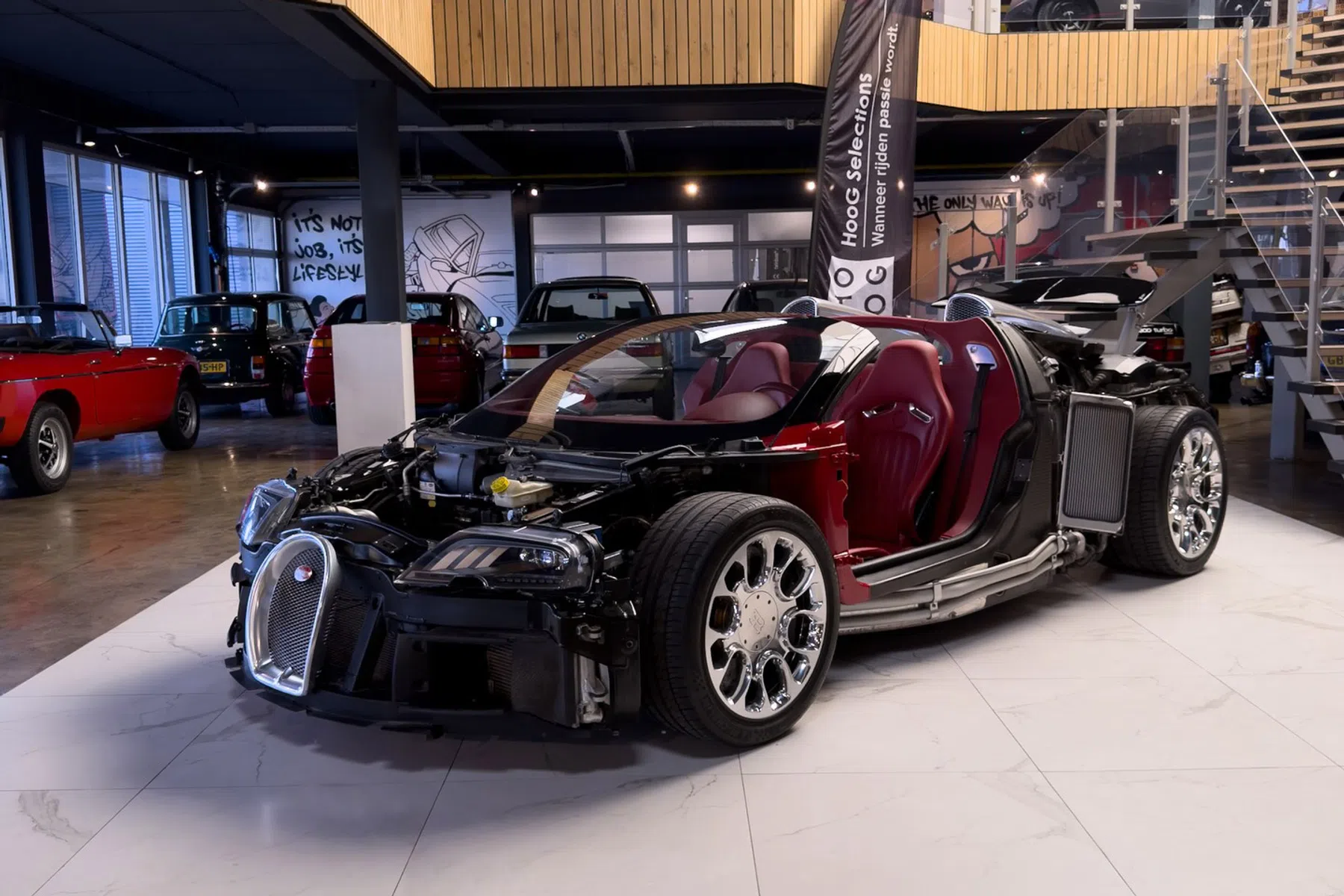 Bugatti Veyron gestript