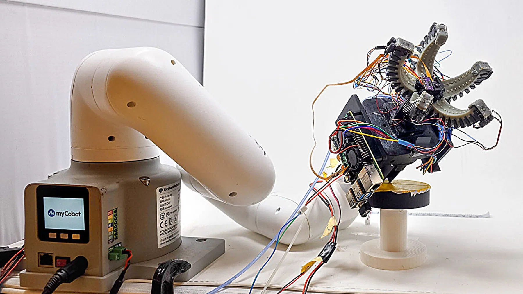De robotgrijper.