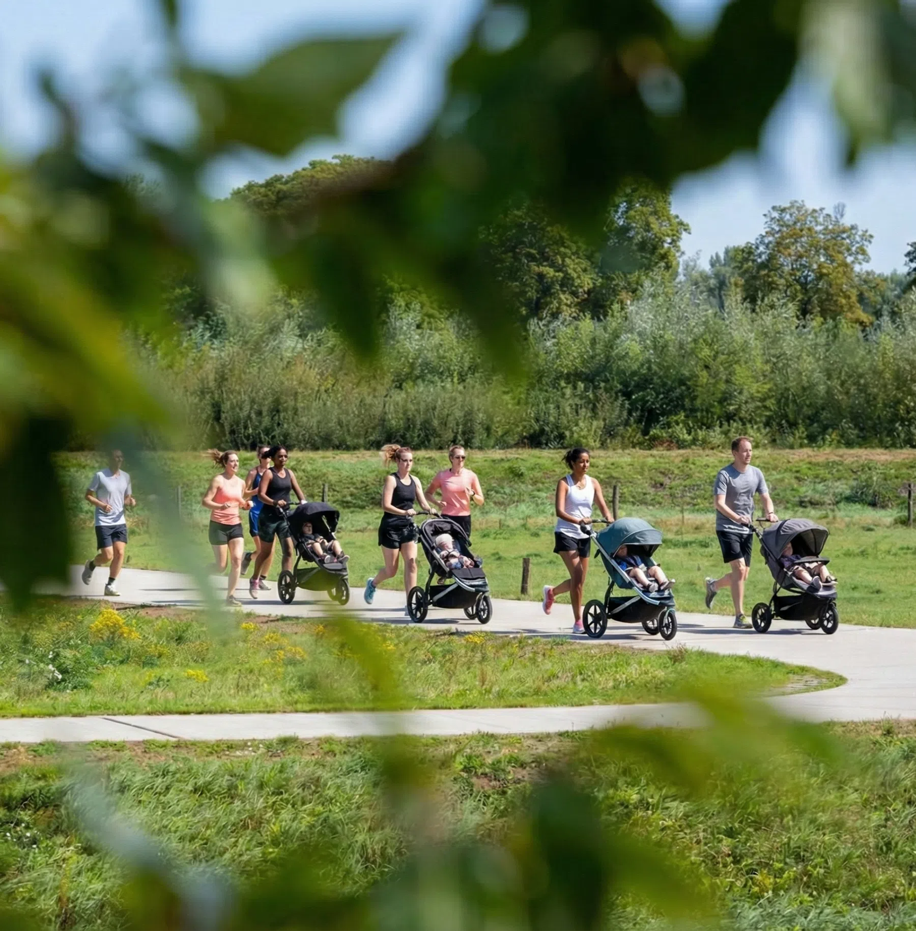 In juli wordt er een buggy run georganiseerd voor jonge ouders