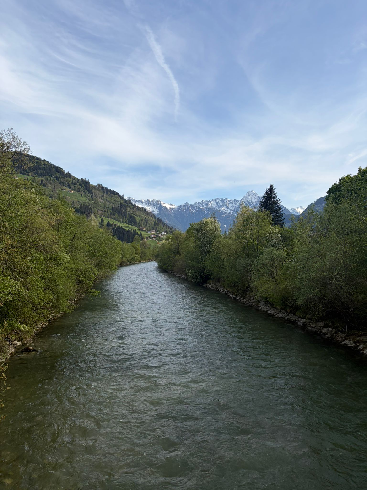 Eén van de vele prachtige uitzichten in het Zillertal