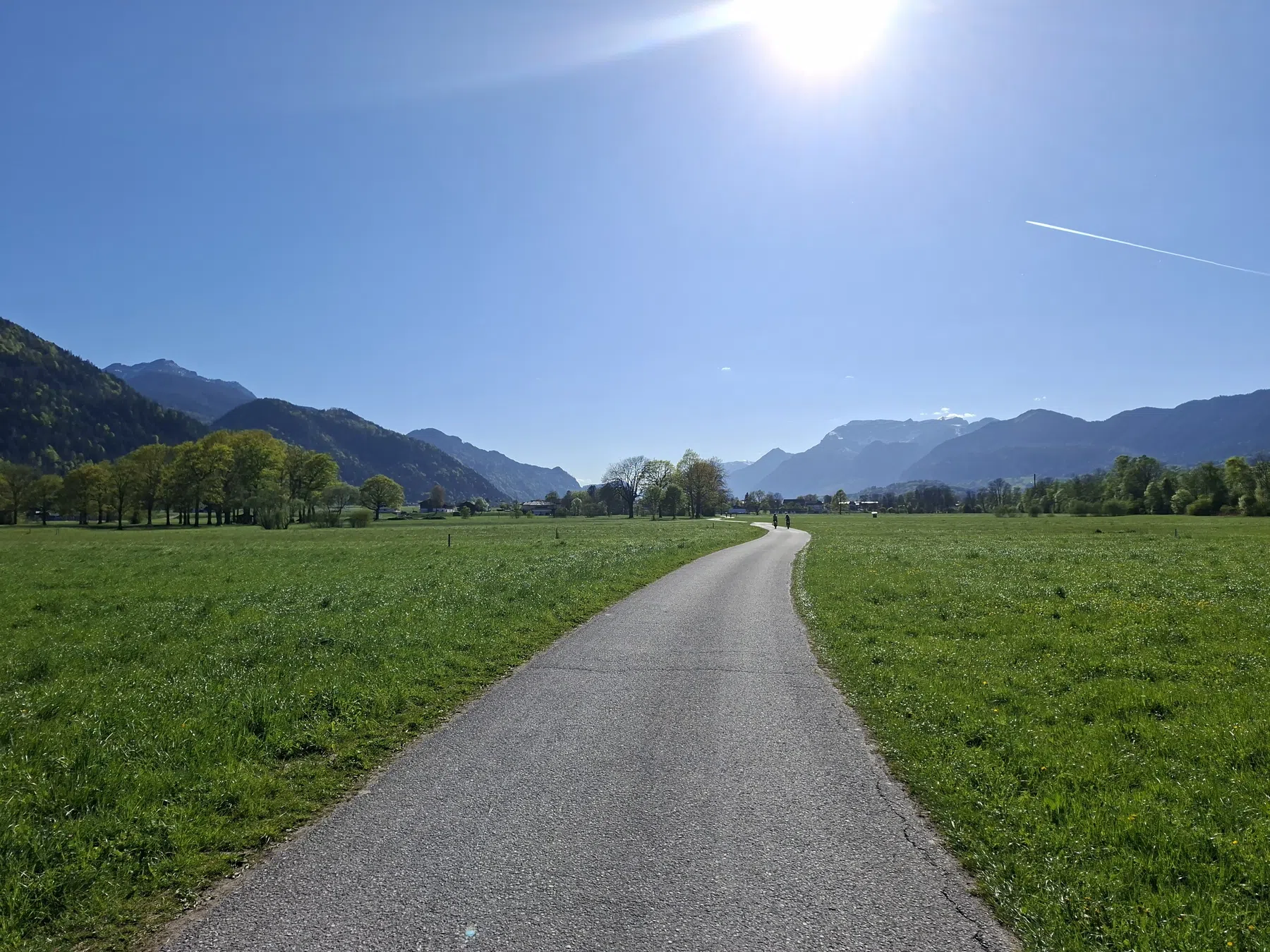 Het fietspad tussen Kitzbühel en Wörgl