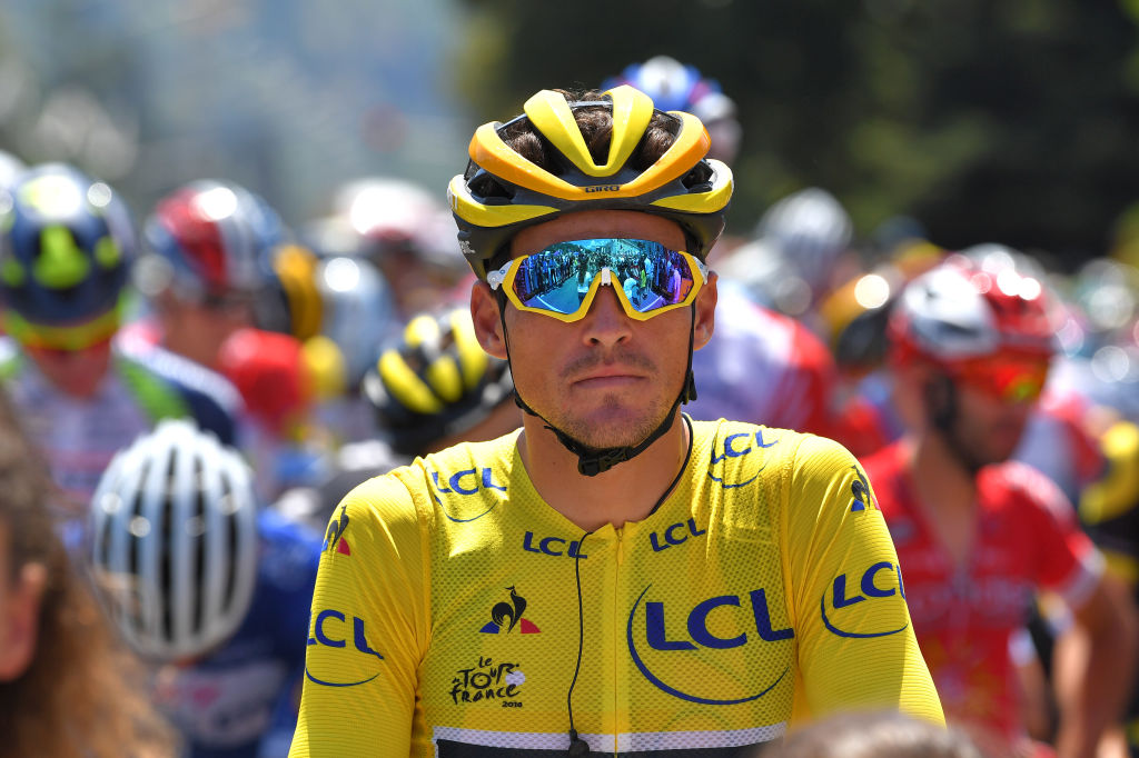 Greg van Avermaet in de gele trui