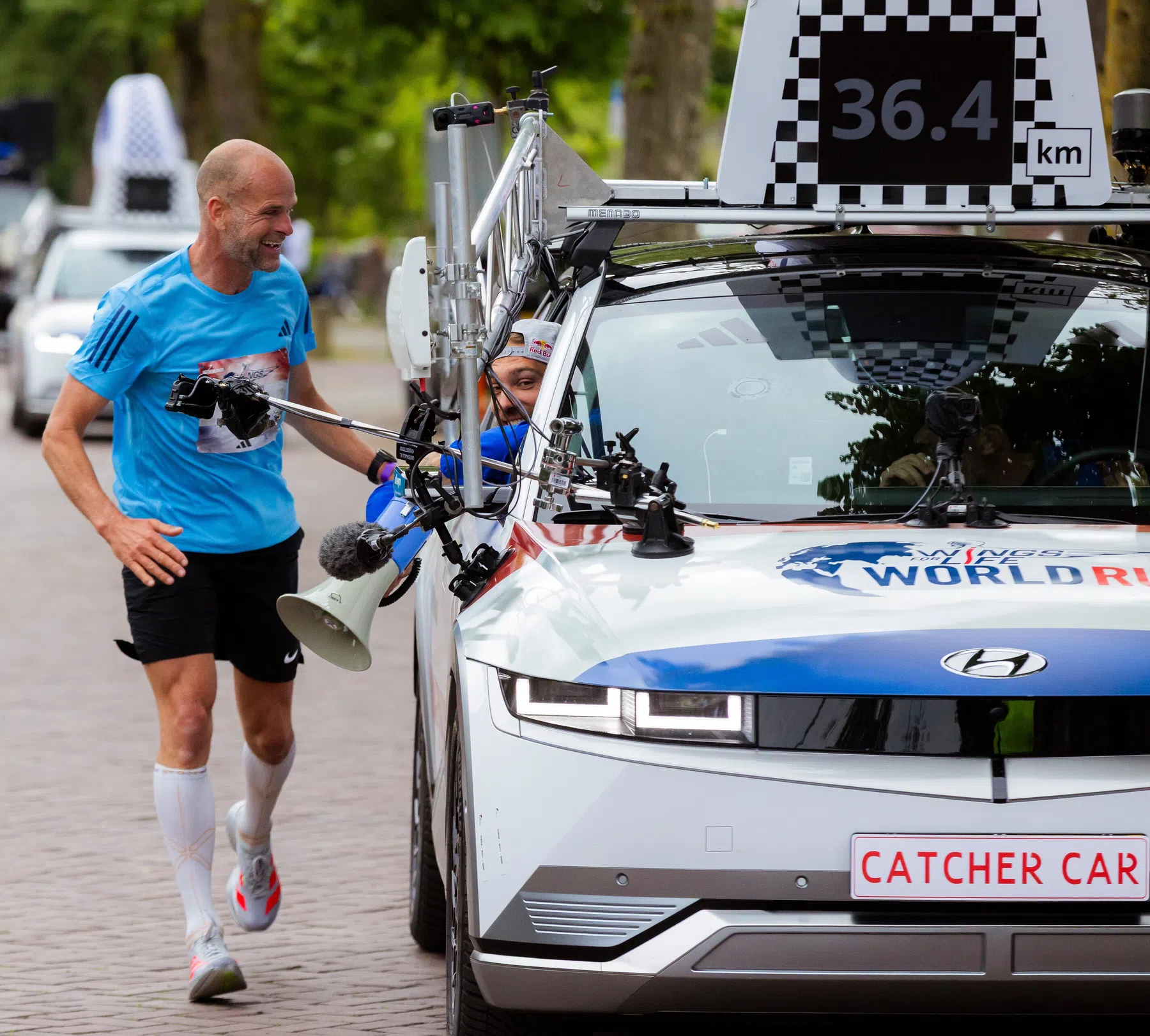 Wanneer de catcher car je inhaalt, ben je klaar met lopen