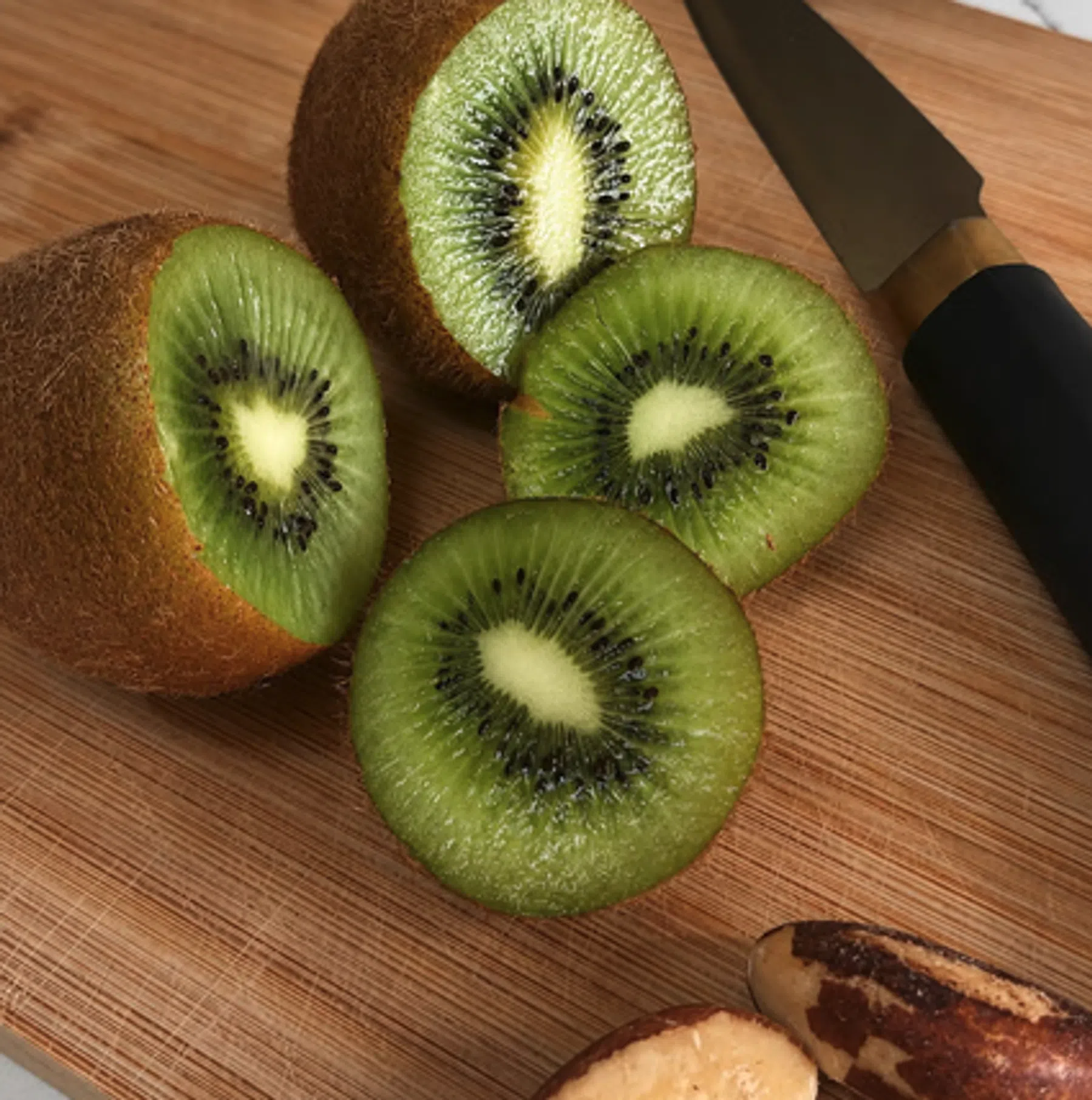 kiwi met noot