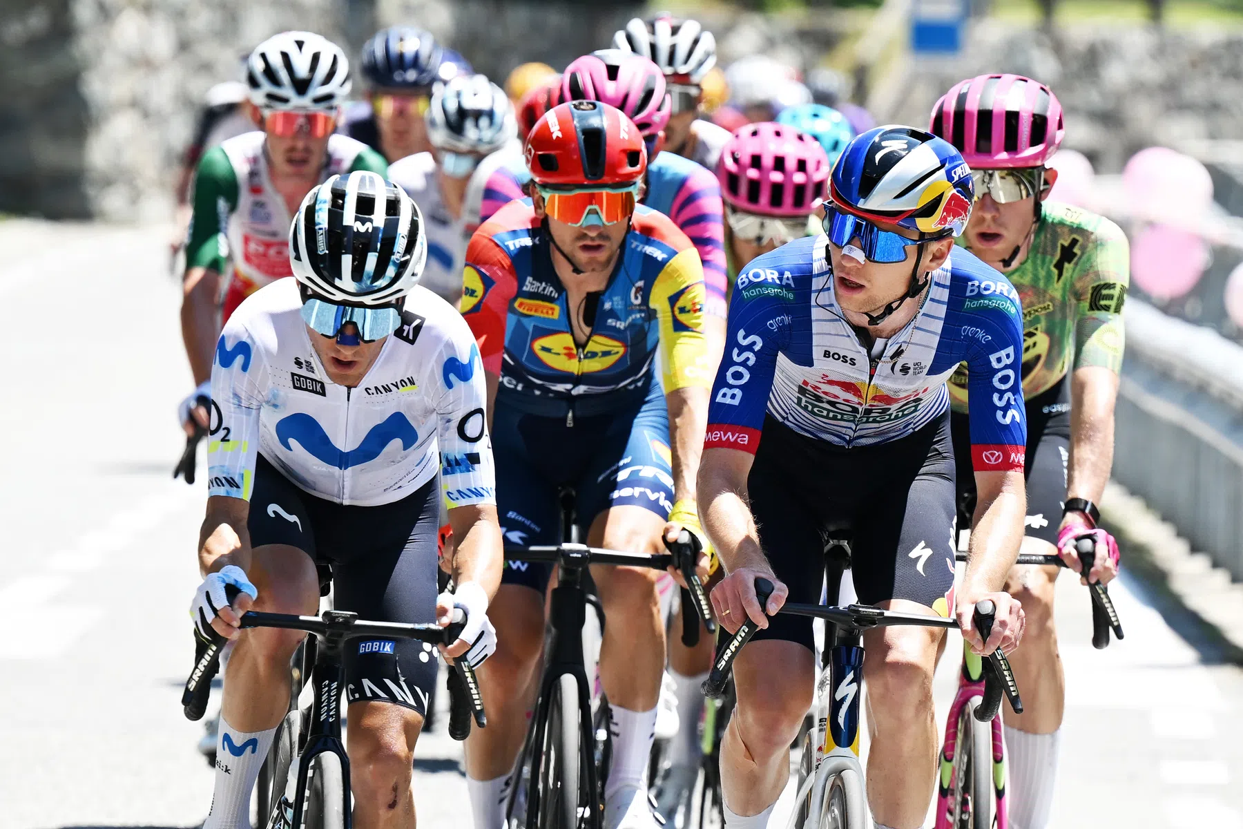 Kopgroep etappe 14 Giro d'Italia