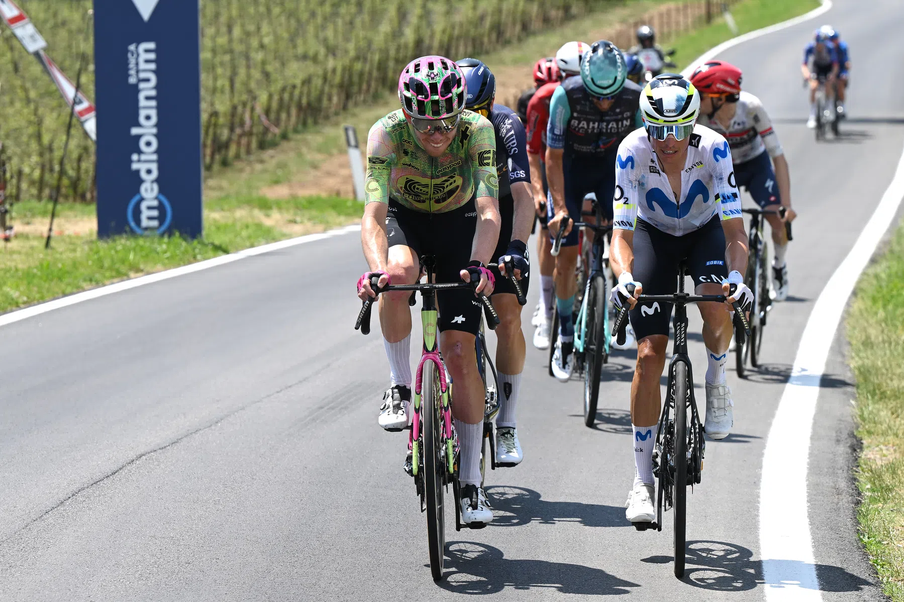 Kopgroep etappe 17 Giro d'Italia