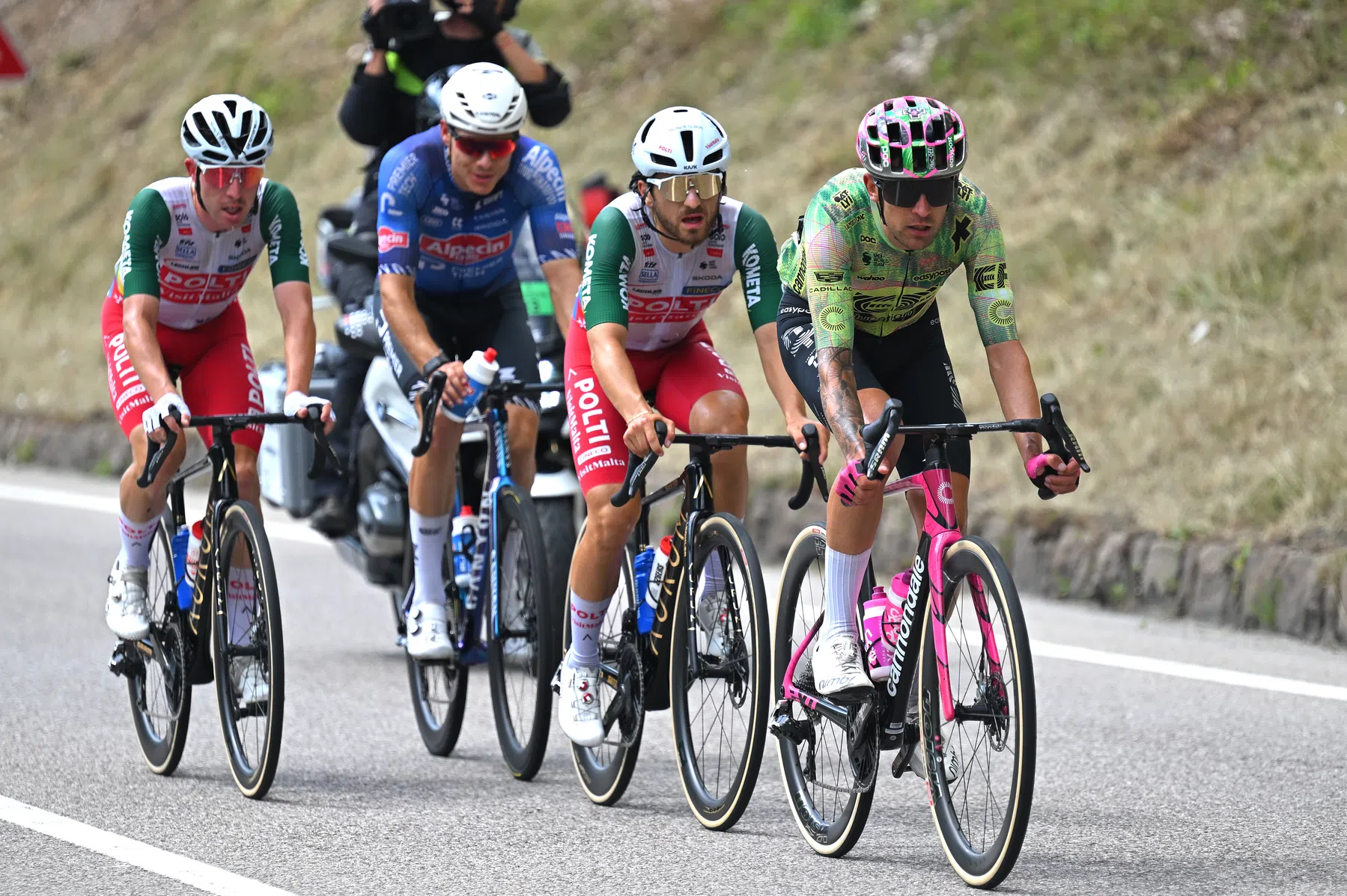 Kopgroep etappe 19 Giro