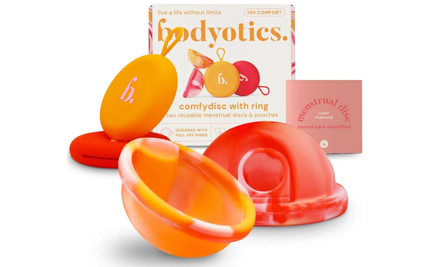 Bodyotics Herbruikbare Menstruatieschijf Set