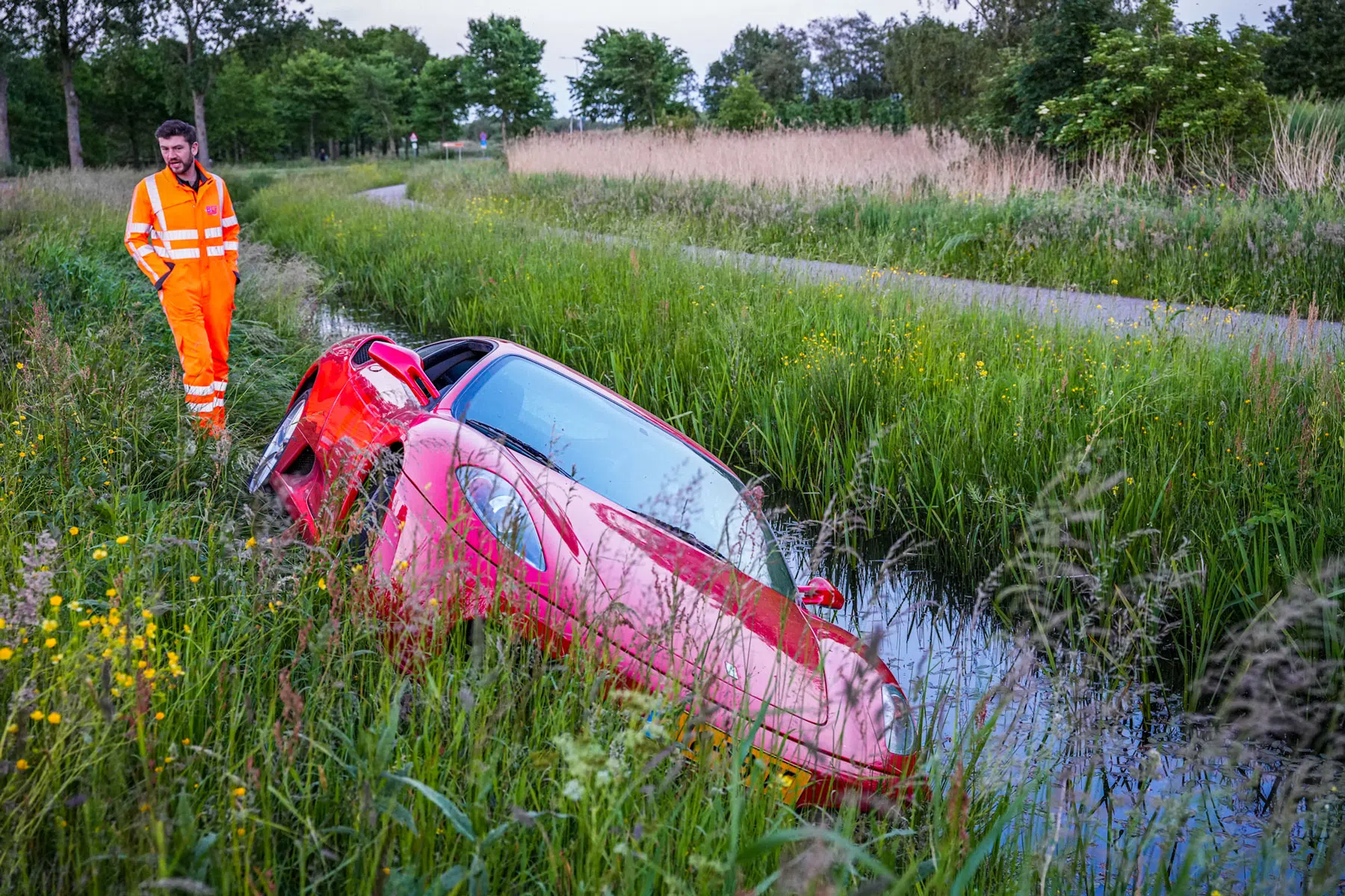 Ferrari F430 sloot
