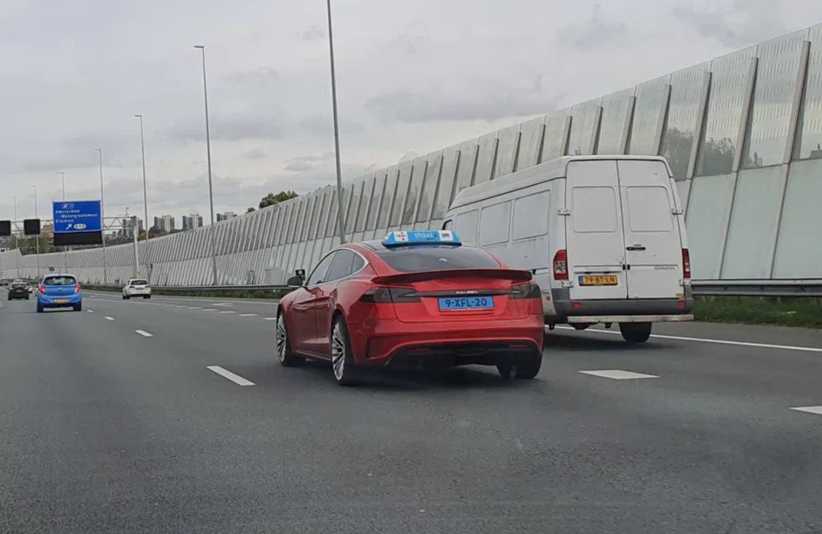 Tesla Model S taxi