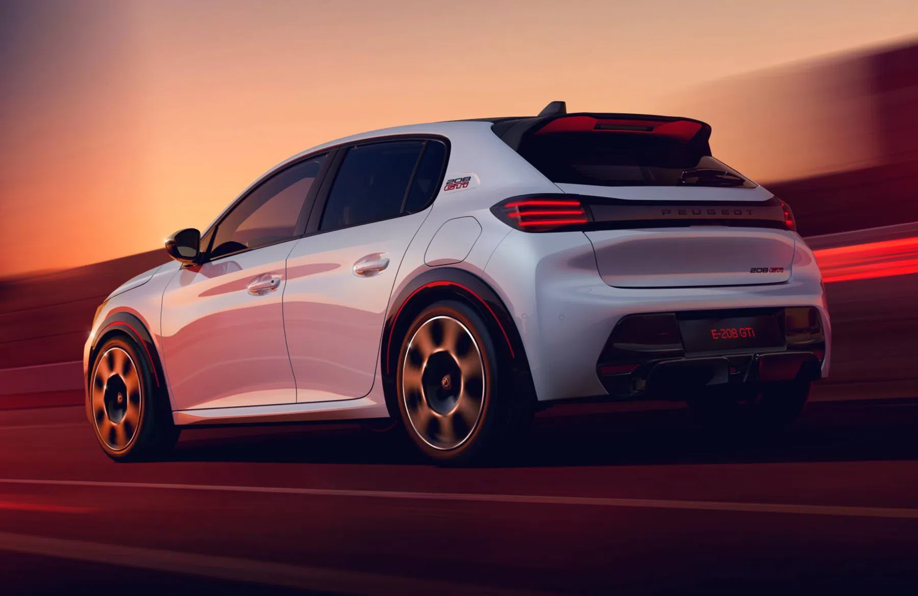 Peugeot e-208 gti render