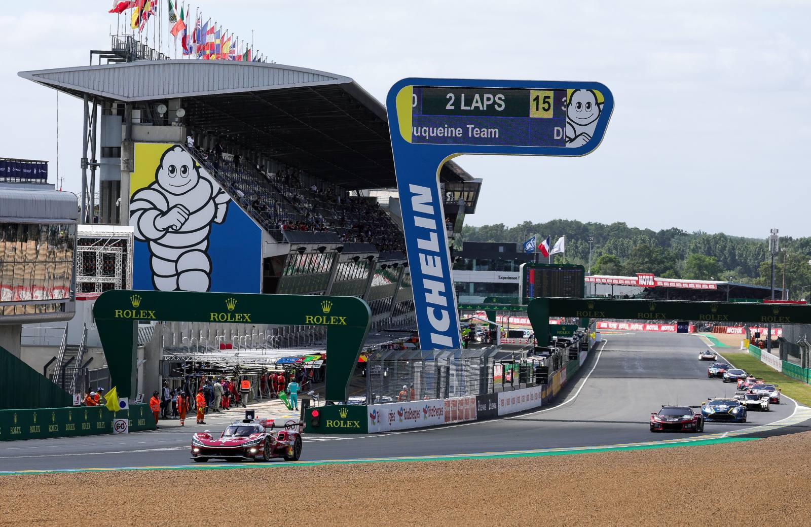 TOyota Le Mans 2026 start finish