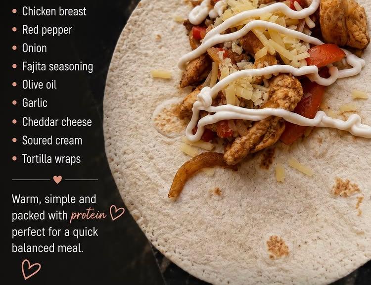 Kipfajitas recept