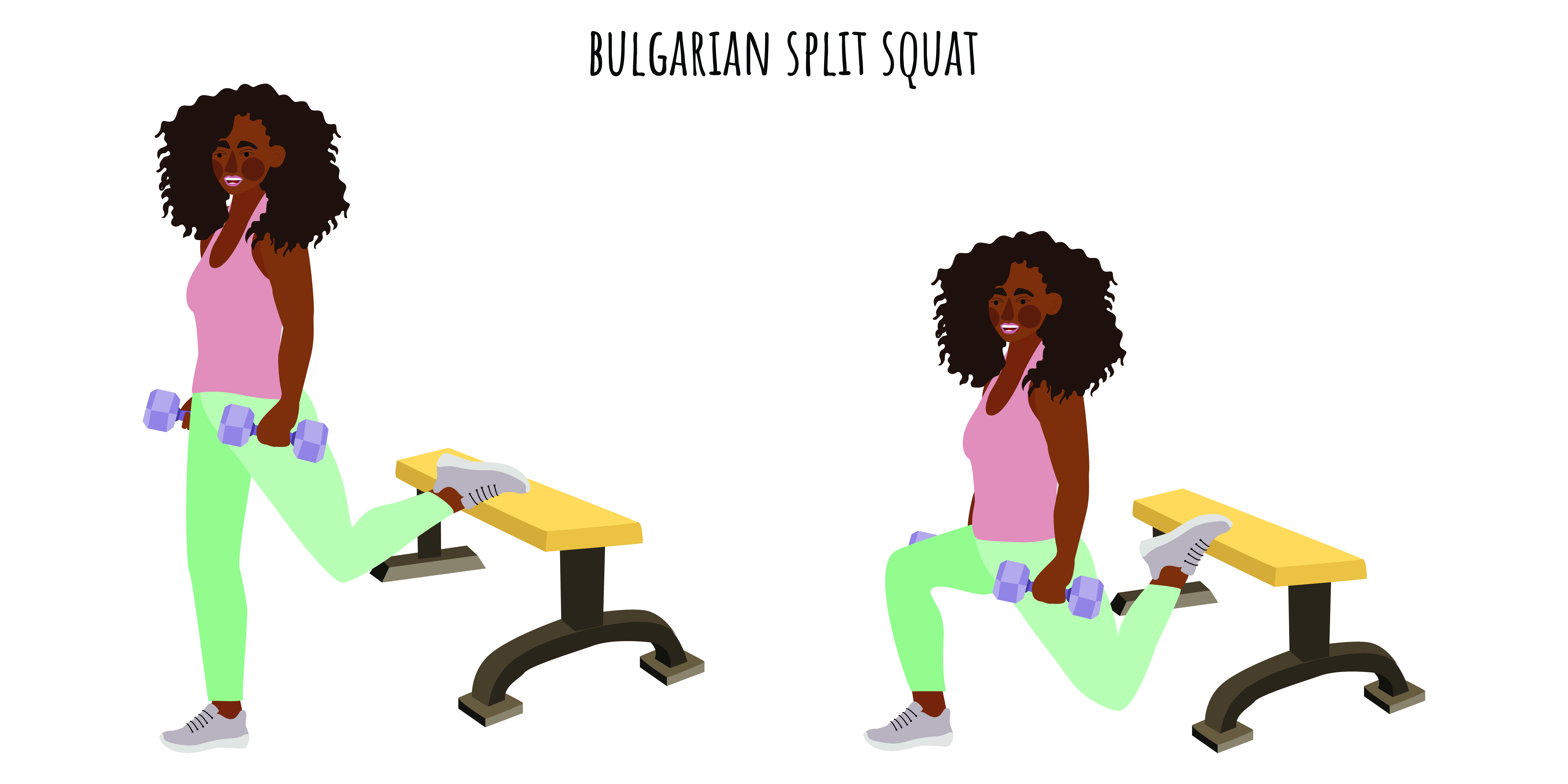 bulgarion split squat